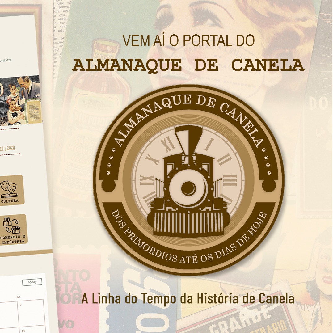 Mais do que um SITE, o almanaquedecanela.com.br será um PORTAL com as histórias do passado, atualizado permanentemente, complementando a linha do tempo como os Almanaques históricos de antigamente, com os grandes acontecimentos do dia a dia do lugar.
Apresentado por uma importante entidade a ACIC e por duas empresas de grande relevância histórica, a Brocker Turismo e a Rádio Clube de Canela, o Portal Almanaque da História de Canela, pretende ser completo, super ilustrado, aberto e com acesso gratuito para que todos possam conhecer todas as histórias que merecem ser contadas.
www.almanaquedecanela.com.br
Realização: Adriana Guimarães e Liliana Reid
@aciccanela, @clube.885 e @brockerturismo