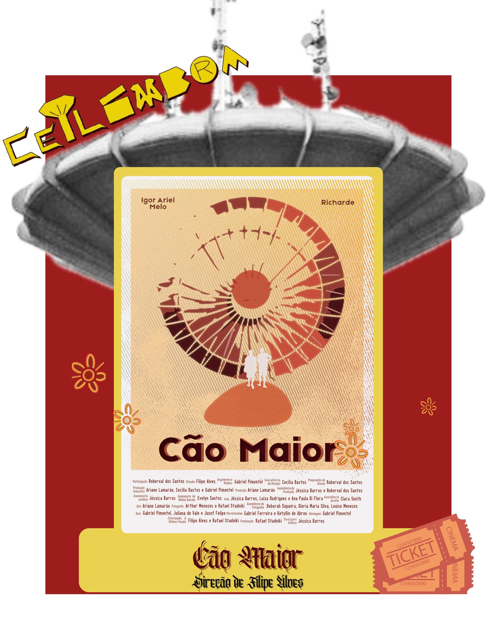 No verão brasiliense, Ícaro tenta matar o tédio das últimas férias do ensino médio quando conhece o efusivo João. Juntos, eles presenciam o aparecimento de uma nova estrela no céu, que torna as noites na Terra vermelhas e quentes.
Escrito por GABRIEL PIMENTEL (@ugabugabugabugabu) e dirigido por FILIPE ALVES (@filipe.avi), Cão Maior mostra o afeto entre dois jovens.
Venha conferir esse filme no dia 18/03 à partir das 18h!