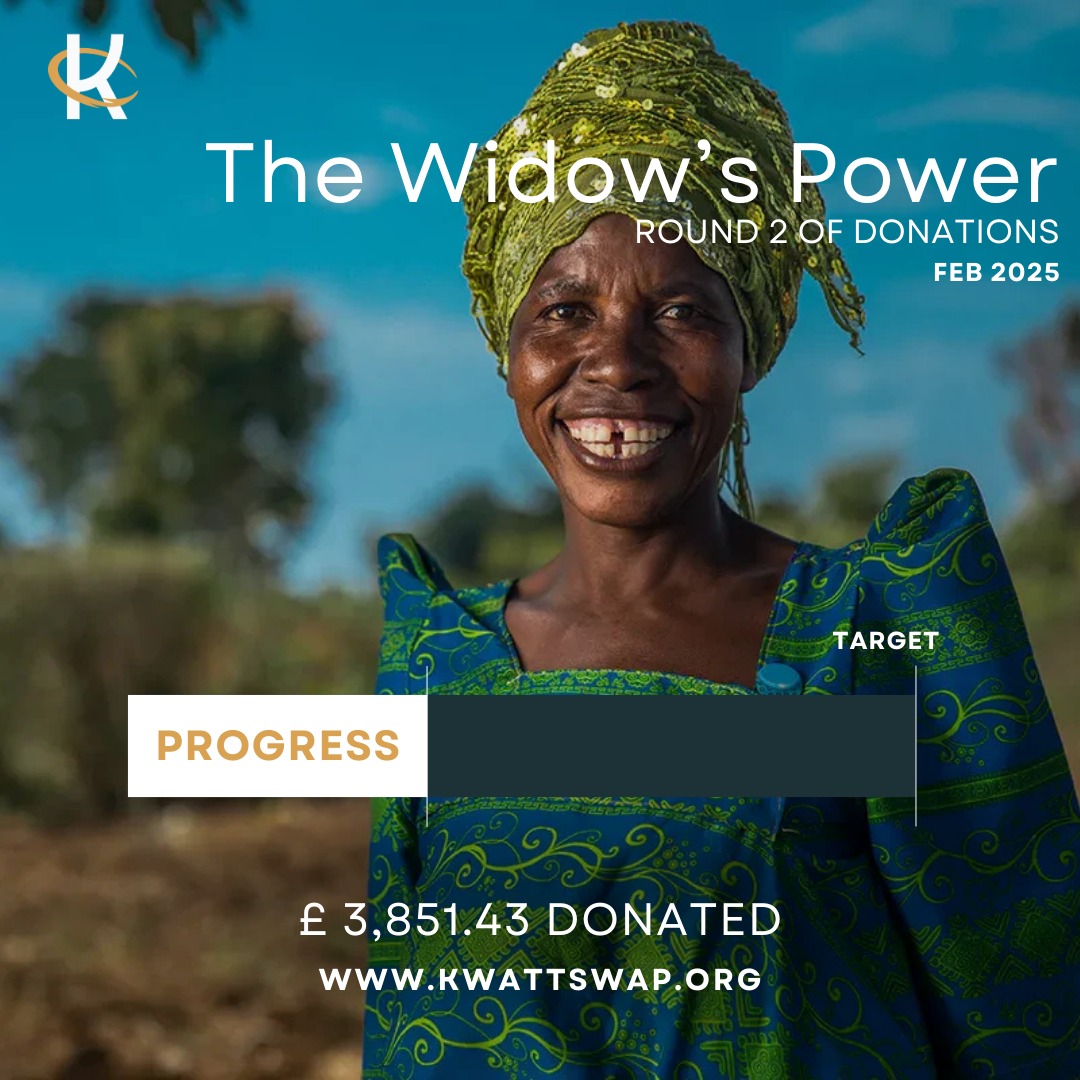The Widow's Power Progress Update
To discover how you can make a BIG IMPACT visit https://www.kwattswap.org/new-widows-might
.
.
.
#empowerwidows #empoweringwidowsinkenya #widows #kenya #goodenergy #solarkits #goodenergypeople #donations #generosity #grateful #changinglives #kwattswap