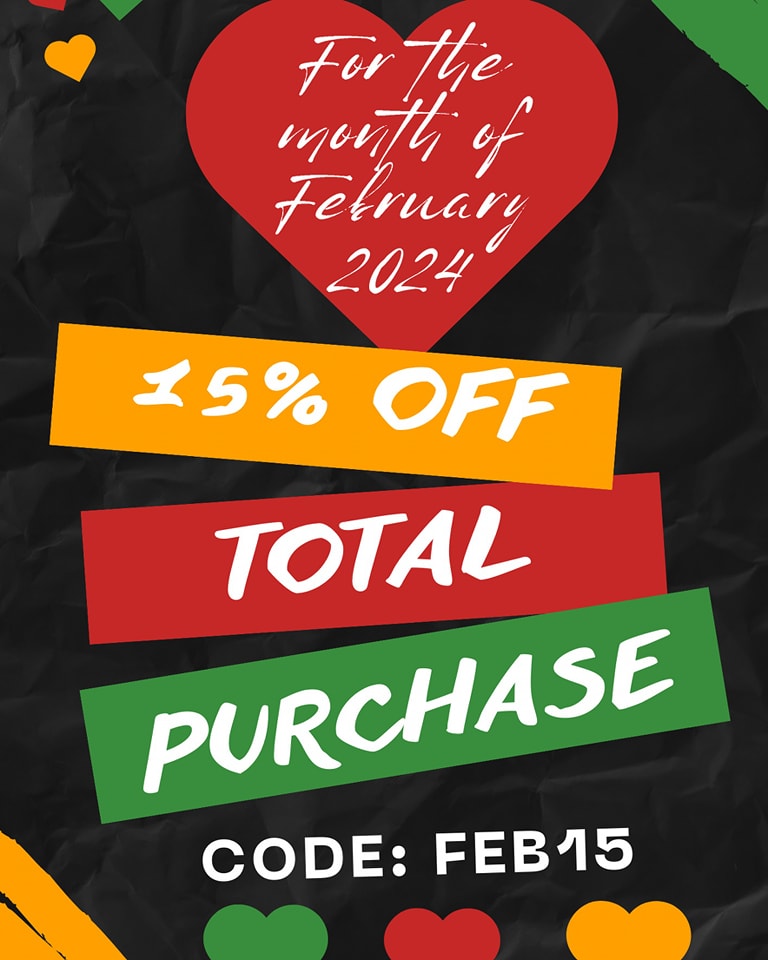 In honor of #valentineday and #BlackHistoryMonth I'm doing a month-long sale - 15% off all online products.
Promo Code: FEB15
www.designsbyannmarieclarke.com
*while supplies last. - Doesn't apply to customization.