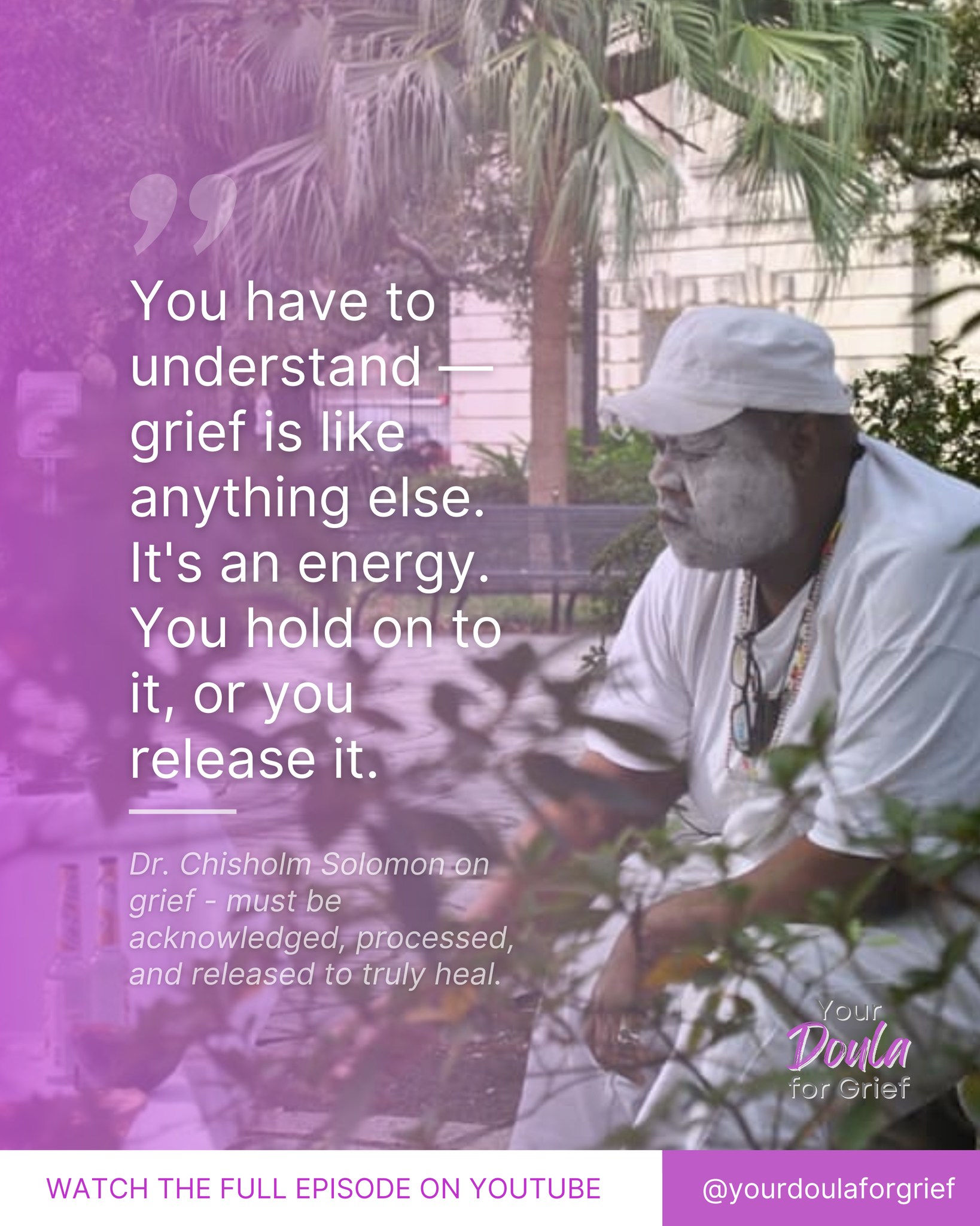 Grateful for the wisdom of Dr. Solomon Chisholm (DrSolomon Chisholm) on this week's powerful conversation. Honoring our past, embracing healing, and moving forward with love. 🌿✨
#GriefHealing #AncestralWisdom #SpiritualHealing #DontDoGriefAlone #YourDoulaforGrief #SolomonChisholm #bonniegonzalez