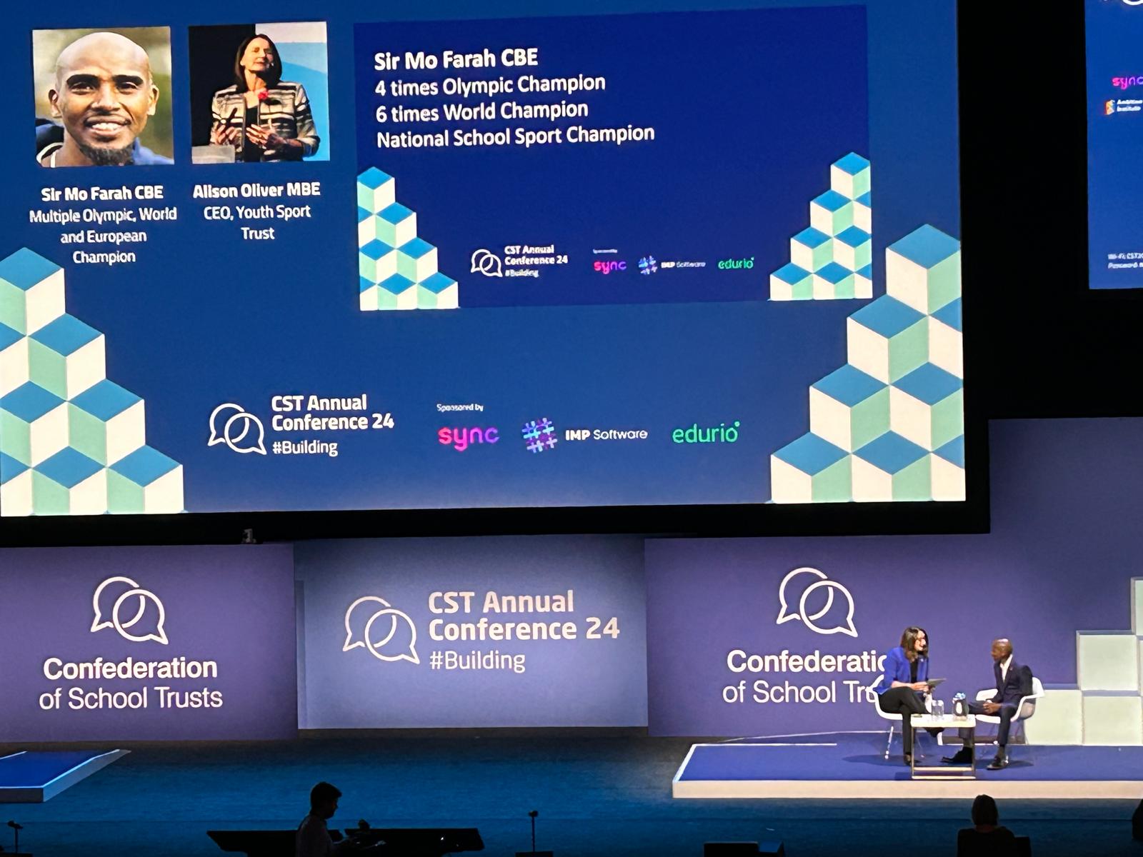 Some of our Trust Leaders are currently in Birmingham at the CST Conference which focuses on bringing school trust leaders across England together.
What an amazing event with the same viewpoint; helping children thrive.
We even got to see the amazing @hussein_mofarah and Ali Oliver from @youthsporttrust speak!
#cstconf24