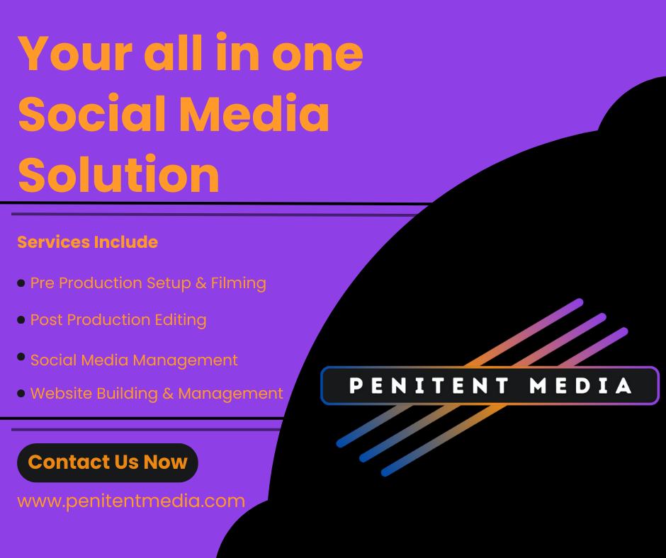 📢 Your Social Media Just Leveled Up! 📢
We’re your all-in-one media powerhouse, making your brand impossible to ignore!
🎥 Pre-Production & Filming – We set the stage for success.
🎞️ Post-Production Editing – Smooth cuts, seamless transitions.
📲 Social Media Management – You do business, we handle engagement.
🌐 Website Building & Management – Your digital storefront, perfected.
🎤 Audio Recording & Production – Because your sound matters.
🎚️ Live Mixing – Crisp, clean, and professional audio on the spot.
📡 Drone Footage – A whole new perspective for your brand.
💡 From concept to creation, we bring your vision to life. Let’s make something epic!
🔗 www.penitentmedia.com | Let’s talk today!
#SocialMediaMarketing #ContentCreators #VideoProduction #PenitentMedia #BrandBoost #MarketingMagic #DroneFootage #AudioProduction #LiveMixing