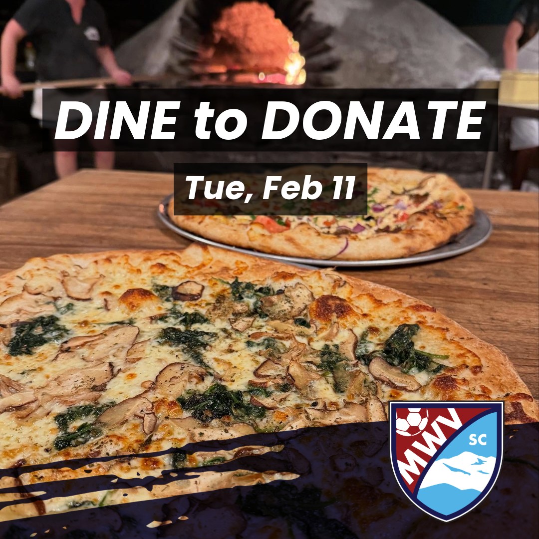 Support MWV Soccer by eating-in or ordering-out at Flatbread Company, North Conway, February 11th from 4-7PM. A portion of all sales will be donated to MWVSC! We will have a cleat swap (bring a pair or take a pair). We will also be doing a raffle for 4 tickets to a Hearts of Pine pro soccer game in Portland. Come enjoy some great food and learn about opportunities for players, coaches, board members, volunteers and more!