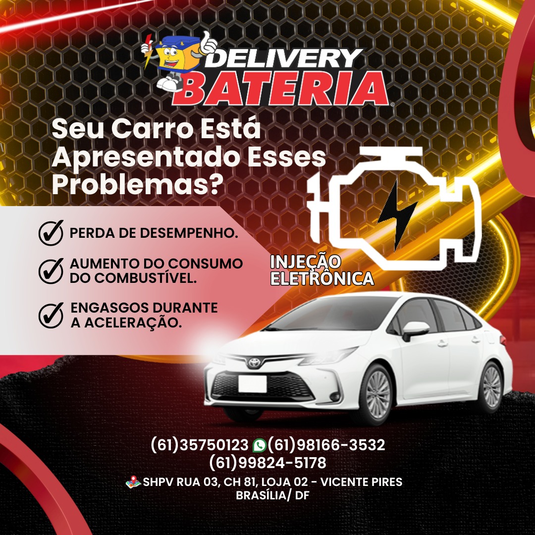 A injeção eletrônica é um sistema que garante o envio controlado de combustível ao motor do veículo. Além disso, esse sistema também consegue controlar pressão do ar, marcha lenta, válvulas e tempo de ignição. Tudo isso garante melhor rendimento e funcionalidade ao veículo
Telefones:
(61) 3575 0123- Central de vendas
(61) 99824-5178-Whatsapp
SHPV Rua 03, CH 81, loja 02 - Vicente Pires
Brasília/ DF
#vicentepiresrua4a #vicentepiresdf #amigos #pecasusadosenovascriciuma #vicentepires2 #vicentepiresbrasília #vicentepirestemdetudo #vicentepires #vicentepiresrua5 #conhecendovicentepires #encontreivp #Baterias #pecas #bateria #suporte #DF #mecánica #manutecao #brasilia #freios #oautomotiva #retifica #carrosantigos #servico #inje #suspensao #qualidade #veiculos #carros #seguranca