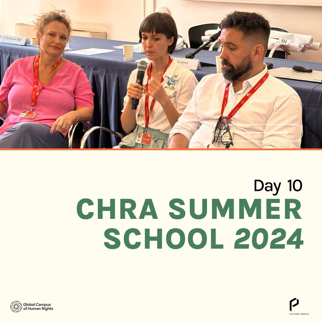 👇 This was day 10, the Final Day of the CHRA Summer School: 👇
What an incredible journey it has been!
Our final day, in partnership with @gchumanrights, was a powerful culmination of a week full of learning and collaboration.
Participants took part in an engaging group film activity, putting their newfound skills to the test by creating a 1-minute advocacy video with their phones.
The highlight of the day was an insightful session with Zhanna Ozirna, the visionary director of Honeymoon. Zhanna’s discussion on storytelling and the intersection of art and activism offered profound perspectives and inspiration.
A huge thank you to everyone who followed along and supported us throughout this week. 🎥
Stay connected with @gchumanrights and @picture___people as we continue to champion human rights through the transformative power of film. 🙌
#CHRASchool #GCHumanRights #BiennaleCinema2024 #venicefilmfestival2024 #venicefilmfestival #labiennaledivenezia #environmentalist #environmentaljustice #filmindustry #filmindustrynetwork #italy #filmworld #thereisnoplanetb #humanrights #humanrightsadvocacy #peoplescreative #climate #climatestrike #climateaction #climatechangeisreal #climatecrisis #climateemergency #climatejustice #explorepage #standup4humanrights #documentaryfilmmaking #independentfilmmaking #climatemigration #climatemitigation #environmentallaw