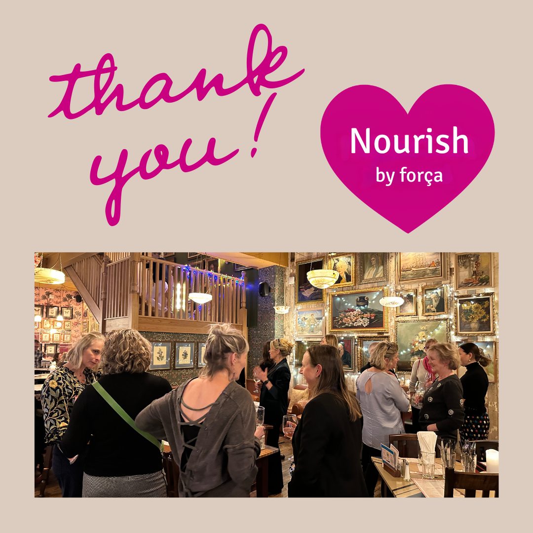 Last evening we met up with our Nourish Volunteers to thank them for their kind help and support. It was wonderful to hear about their experiences, helping cancer patients undergoing chemotherapy treatment at Lymington New Forest Hospital, providing them with our Nourish meals to enjoy at home after their treatment.
A huge thank you to everyone in our team of Nourish Volunteers; to the Oakhaven Kitchen team that prepares the delicious and nourishing meals; to Glen the Oakhaven volunteer who regularly drives the meals from Oakhaven to the Hospital; to Kathryn, Oakhaven Volunteer Services Manager, who has been so supportive in helping us recruit and train volunteers and who manages the rota; and to everyone who has supported força and helped to fund our Nourish project. You are all simply amazing, and make such a difference to patients' lives. 🙏
⭐ AND thank you to the Solento Lounge in Lymington for hosting us and providing such excellent service and support. ⭐
👉 We are looking for more Nourish Volunteers! If you would like to help, please get in touch with us at forcaagainstcancer@gmail.com. 🩷
solentolounge @oakhavenhospice @lymingtondotcom
#forcastrengthagainstcancer #Nourishbyforca #StrengthAgainstCancer