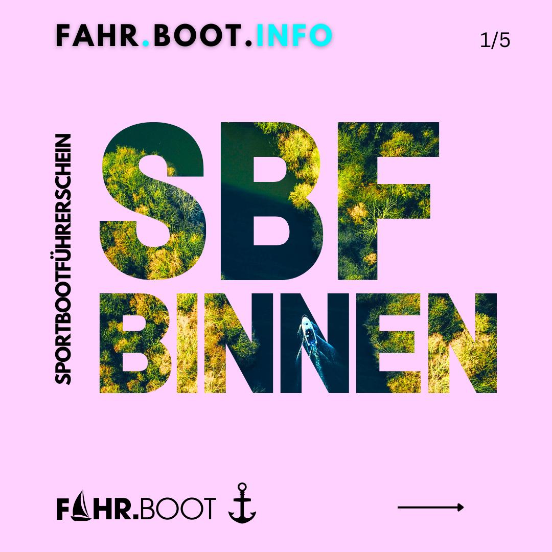 INFO 🌊⚓️ | Der Sportbootführerschein
Binnen |
Der Sportbootführerschein Binnen ist genau der richtige Schein für Dich, wenn Du innerhalb eines Landes, bspw. Flüsse, Seen oder Kanäle befahren möchtest.
Nähere Informationen und weitere FAQs findest du auf
Deinem Ratgeber & Blog - www.fahrboot.de
#fahrboot #bootfahren #boat #bootsführerschein #sbf
#see #binnen #sbfbinnen #sbfsee #sea #ocean
#motorboot #segel #segelboot #blog #skipper
#sportboot #sportbootführerschein #sail #yachting
#skipper #wassersport #boatlife #nautic #captain
