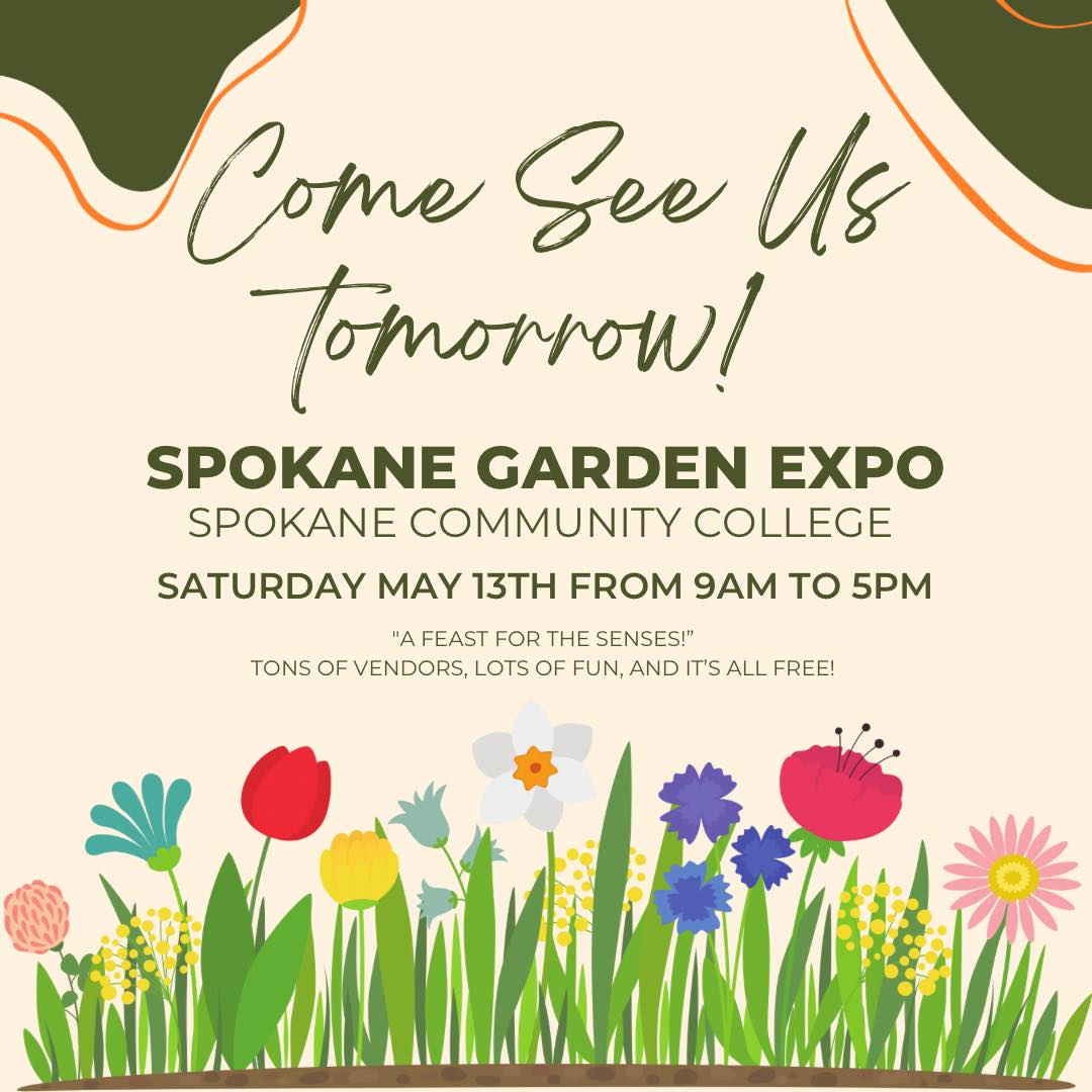 Stop by and smell the roses with us tomorrow at the Spokane Garden Expo at the Spokane Community College! It’s going to be a beautiful day so bring your smiles and your sunscreen...we'd love to see you!
.
.
.
.
.
.
#skinhealth #skincare #skincareproducts #freshingredients #clean #crueltyfree #handmade #naturalskincare #natural #spring #garden