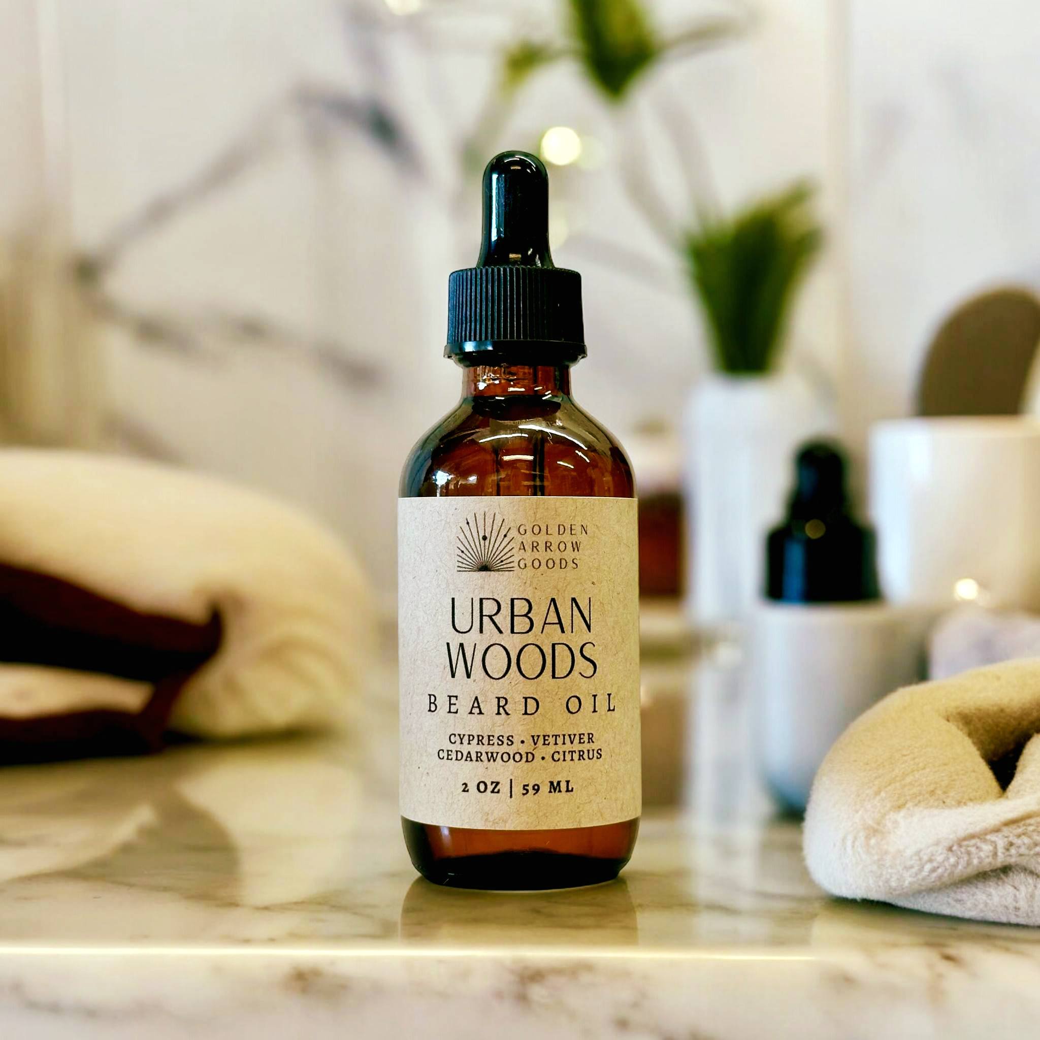 🌟 New Arrival Alert! 🌟
Transform your beard care routine with Golden Arrow Goods' new line of beard oils and balms. 🧔🏻
Benefits of Beard Care:
💧 Hydration: Keep your beard soft and manageable
🌱 Nourishment: Promote healthy growth and prevent dryness.
🪒 Shaping: Achieve a well-groomed look effortlessly.
Check out our latest scents below:
🪵 Urban Woods: Immerse yourself in a refreshing scent journey, starting with notes of grapefruit, lemon, and sage, moving through vetiver, oakmoss, and orris, and finishing with a rich blend of musk, lily, cedarwood, and cypress.
🌳 Imperial Oak: Experience a bold and earthy aroma, beginning with clove leaf, and lit matches, transitioning to beeswax, burnt incense, and oakmoss, and grounding you with patchouli, mahogany, and agarwood.
🏞 Highland Ridge: Elevate your senses with lively bergamot and candied orange, revealing a heart of geranium, leather, and rosemary, and settling into a rich base of oakmoss, patchouli, clove, and tobacco.
🌙 Night Out: Embrace a harmonious blend of citrus and wood, featuring bergamot, lemon, lime, grapefruit, jasmine, lavender, cardamom, melon, and rose, all resting on a foundation of musk, sandalwood, vanilla, and amber.
Upgrade your beard game; hydrate, nourish, and shape your beard with our handcrafted products. 🧔🏻♂️✨
#GoldenArrowGoods #BeardOil #BeardBalm #BeardCare #UrbanWoods #ImperialOak #HighlandRidge #NightOut #MensGrooming #NewProducts #SelfCare #handcrafted