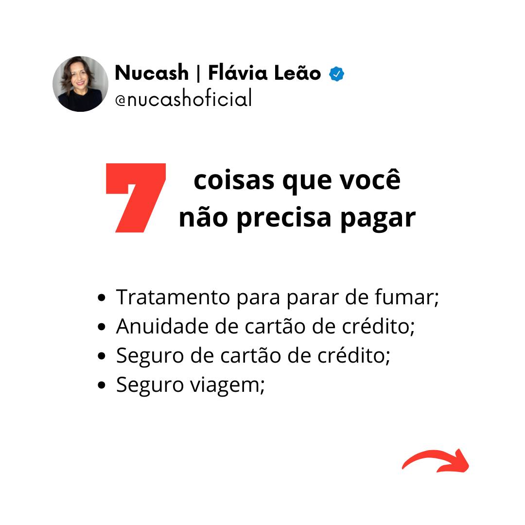 Você ainda paga por alguma dessas coisas? 😤
Sabe de mais alguma coisa que não precisamos pagar (mas tem gente pagando)?
Me conta nos comentários!
#educacaofinanceira #financas #planejamentofinanceiro #investimentos