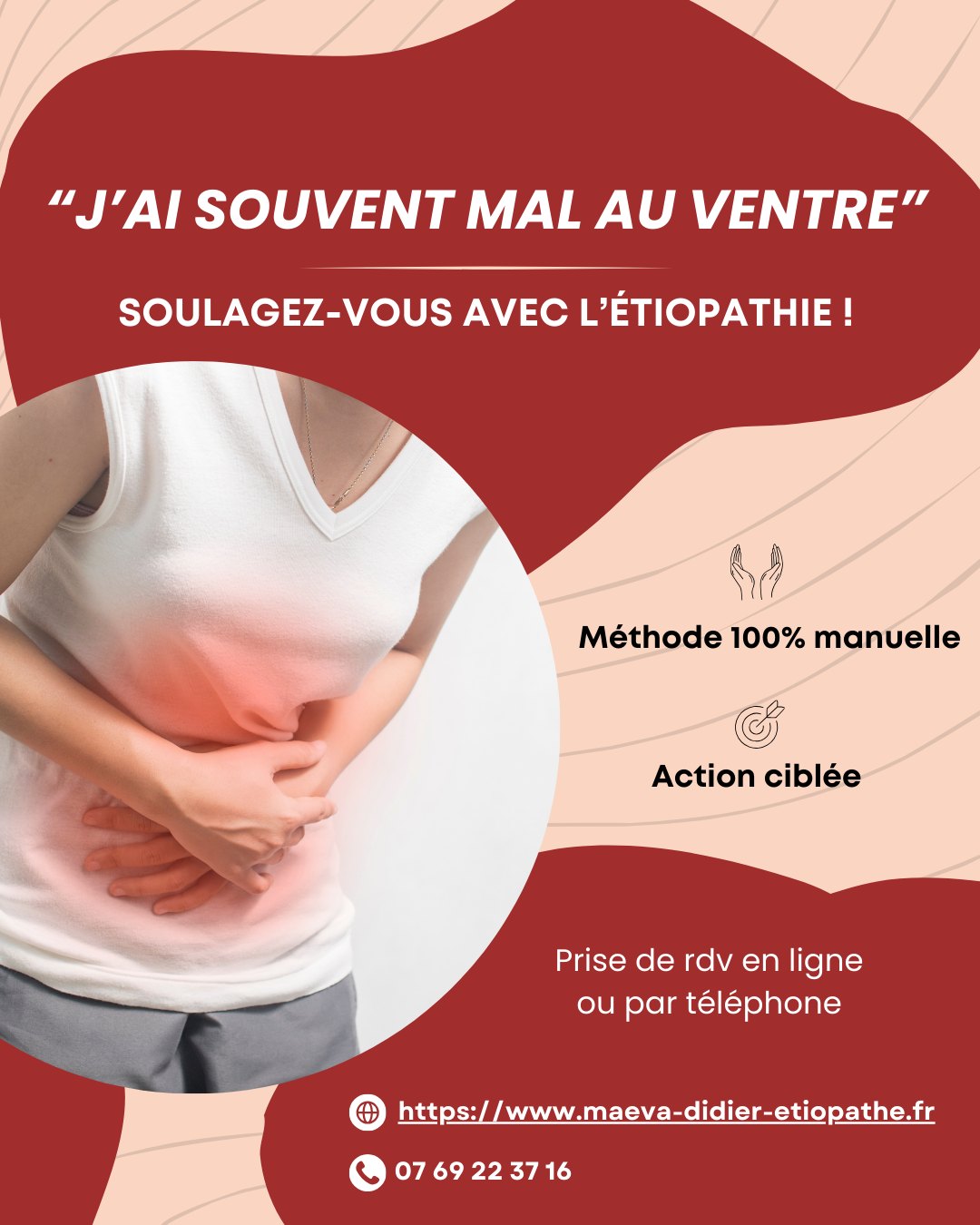Ballonnements, reflux, digestion difficile… Et si la solution était entre nos mains ? 🙌
😖 Les troubles digestifs ne sont pas une fatalité ! L’étiopathie intervient sur les causes mécaniques qui perturbent votre digestion.
🔥 Résultat : un système digestif plus libre, une sensation de légèreté retrouvée et un mieux-être au quotidien !
📅 Prenez rendez-vous dès maintenant pour un accompagnement adapté :
https://www.maeva-didier-etiopathe.fr/rendezvousenligne
#Étiopathie #Digestion #MauxDeVentre #Reflux #Ballonnements #BienÊtre #saintpierreduperray