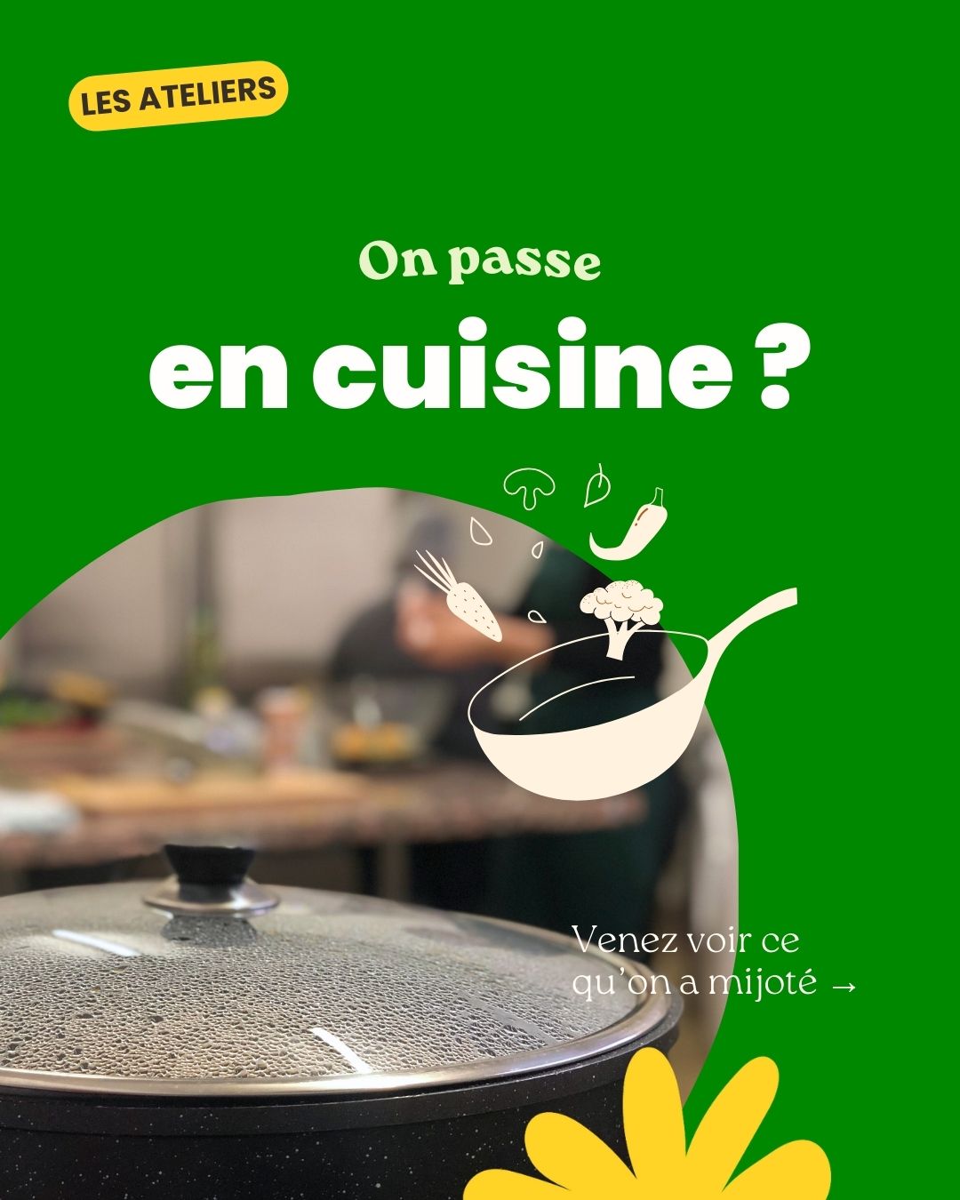 Lentilles corail au lait de coco, vous aimez ? 🥰
Nos bénéficiaires suivent un parcours de 4 ateliers cuisine, encadrés par notre cheffe.
Ensemble, elles apprennent à :
💛 cuisiner des produits bruts
💛 préparer avec des ingrédients simples (et dispo à l'épicerie)
💛 composer des plats sains ET budget-friendly
💛 réaliser les gestes techniques comme des pros !
Tout le monde repart avec le sourire, avec son plat cuisiné maison, et avec l'expérience d'un moment de partage en cuisine.
Dites-nous si vous voulez la recette 😋