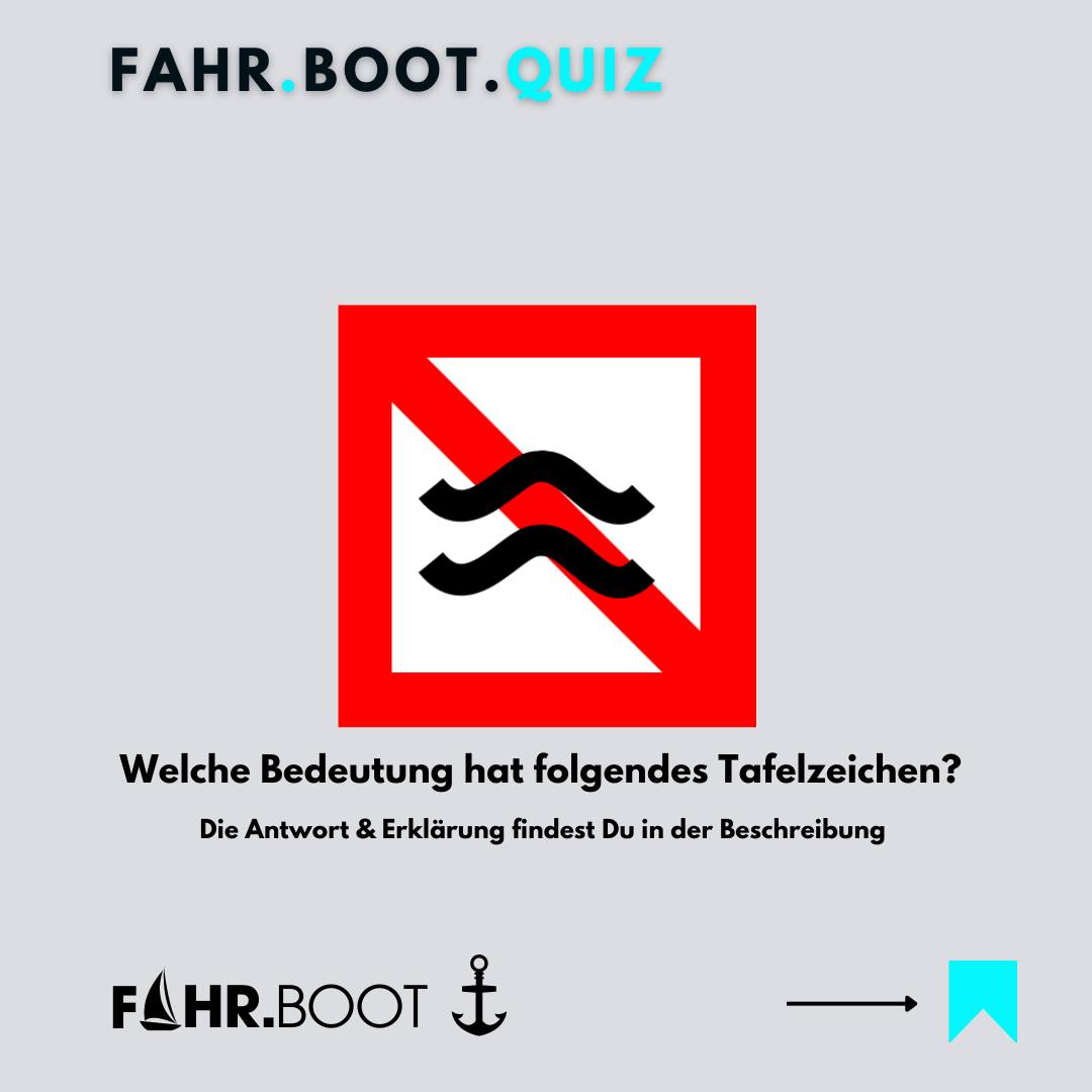 QUIZ 🌊⚓️ | Kennst Du die Lösung? | SBF Binnen / See - Basisfrage
Hinweis:
Insbesondere in Hafenbecken, an Liegeplätzen oder seichten Gewässern ist Sog- und Wellenschlag zu vermeiden. Dies wird durch dieses Verbotszeichen angezeigt.
Korrekte Antwort:
Sog und Wellenschlag vermeiden.
stay inspired! - www.fahrboot.de
#fahrboot #bootfahren #boat #bootsführerschein #sbf #see #binnen #sbfbinnen #sbfsee #sea #ocean #motorboot #segel #segelboot #blog #skipper #sportboot #sportbootführerschein #sail #yachting #skipper #wassersport #boatlife #nautic #captain #Quiz