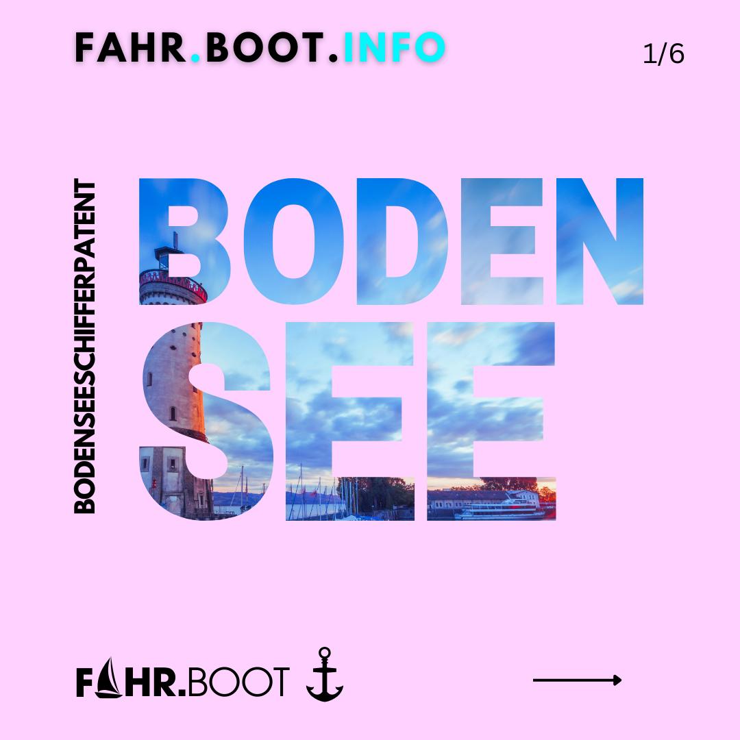 INFO 🌊⚓️ | Das Bodenseeschifferpatent |
Der Bodensee bietet ein ganz besonderes Ambiente. Neben schönen Städten liegen hier auch die Landesgrenzen von Deutschland, Österreich und der Schweiz. Dies ist aber unter anderem auch der Grund, weswegen Du ihn nicht ohne Weiteres befahren darfst. Zwar gilt der Bodensee als größtes Binnengewässer, dennoch reicht der SBF-Binnen hier nicht aus. Um hier mit einem Sportboot mit mehr als 6 PS oder 4,4 kW Motorleistung zu fahren benötigst du das Bodenseeschifferpatent unter Motor (Kategorie A). Zum Führen von Sportbooten unter Segel mit einer Segelfläche von mehr als 12 m² das Bodenseeschifferpatent unter Segel (Kategorie D).
Nähere Informationen und weitere FAQs findest du auf
Deinem Ratgeber & Blog - www.fahrboot.de
#fahrboot #bootfahren #boat #bootsführerschein #bodensee #bodenseeschifferpatent #lindau #konstanz #sbf
#see #binnen #sbfbinnen #sbfsee #sea #ocean
#motorboot #segel #segelboot #blog #skipper
#sportboot #sportbootführerschein #sail #yachting
#skipper #wassersport #boatlife #nautic #captain