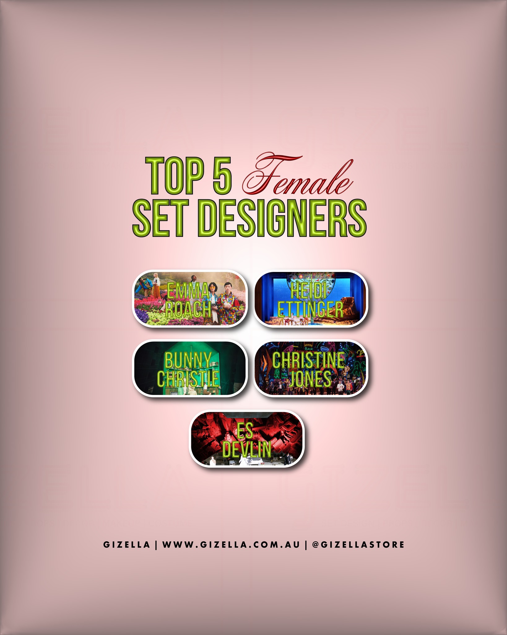 Here are 5 Female Set Designers 💖
Immerse yourself in their work and analyze their distinctive style. By doing so, you will uncover valuable insights that can inspire your own creativity and enhance your skills as a designer.
🌼
🌼
🌼
#3Dillustration #3Danimator #3Ddesigner #setdesigner #propsmaker #designer #illustrations #installationdesign