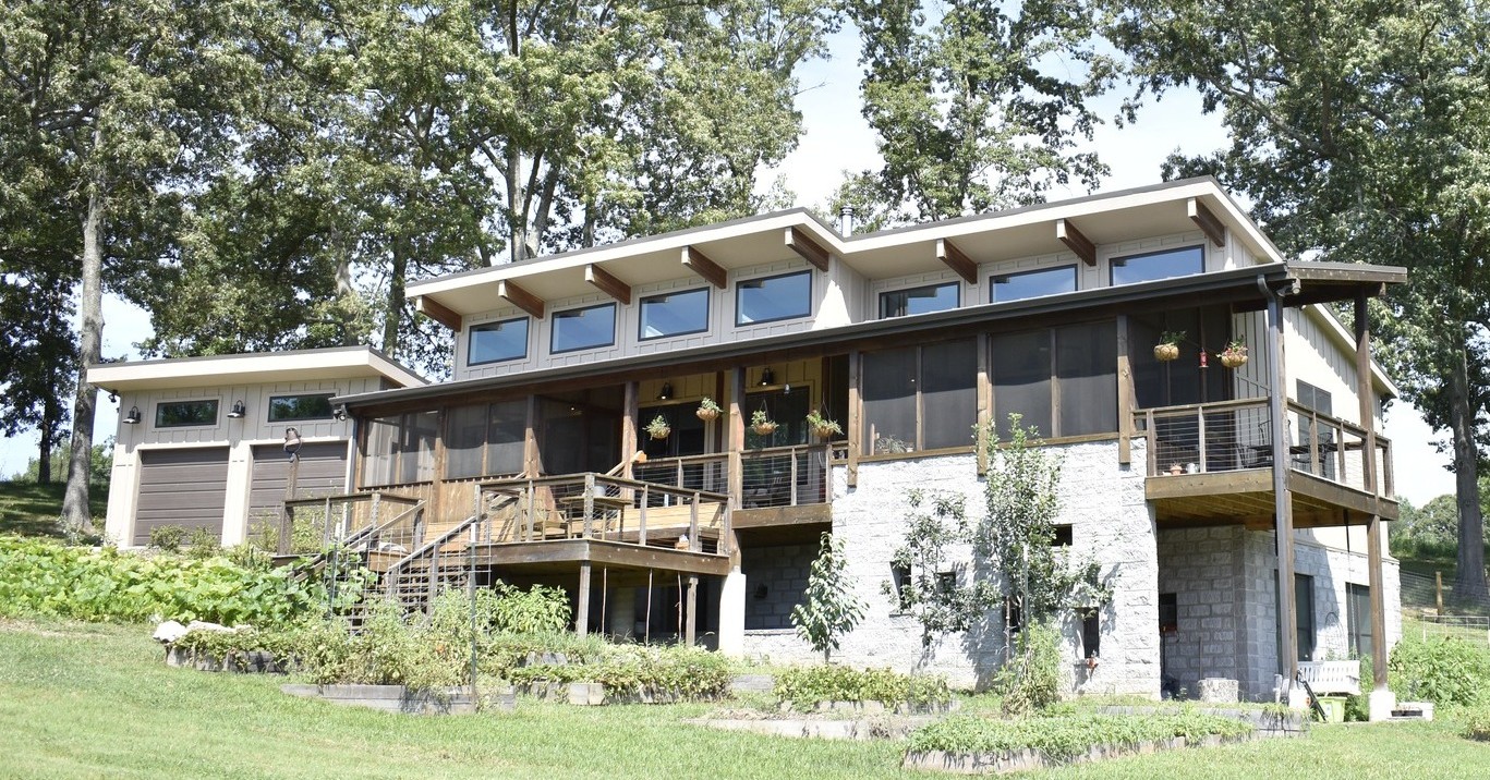 Monday Memory
The Causey Residence was great project we completed in 2018. After the client toured one of our LEED Platinum Certified homes, the clients commissioned us to design their custom, high-performance home. After designing the barn for their 25-acre farm, we began design on the couple's new passive & active solar, energy-efficient, ICF & spray foam insulated home. Protected by Western shade trees, this home is stunning, comfortable and efficient. Detailed with natural wood beams, and rough-sawn timber, the home is light-filled, warm, and welcoming.
#homedesign #housedesign #architect #architecture #architectural #architecturedesign