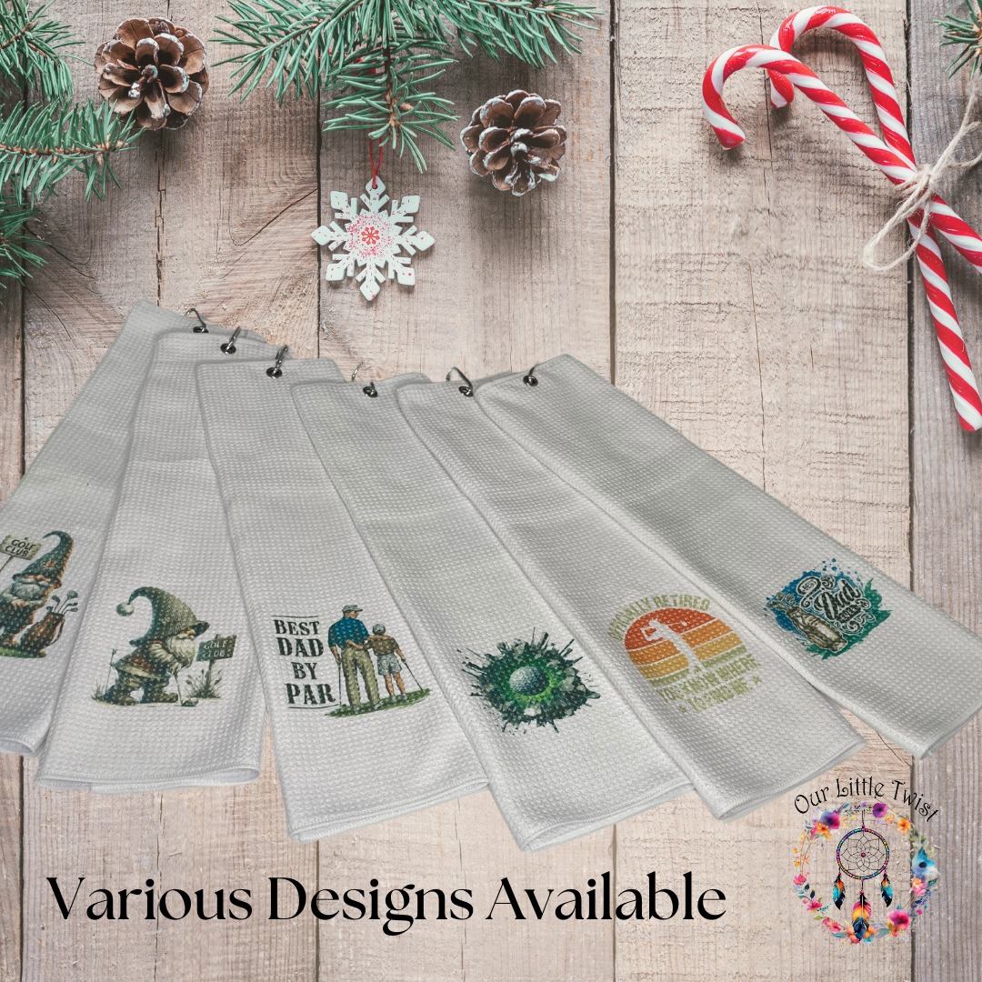 Novelty Tri-Folding Premium Golf Towel with attachment.
Prefect gift for golf Dad, keep your clubs and golf balls spotless with the Tri Fold Golf Towel. This design allows you to clean clubs and balls with the interior, while the exterior is great for drying hands.
https://ourlittletwist.co.uk/products/novelty-tri-folding-golf-towels?_pos=1&_sid=0bca2a281&_ss=r&variant=50566374162721
https://www.etsy.com/uk/listing/1820536943/novelty-tri-folding-golf-towel?click_key=ce18742d854c2bc390c9628cb25257a372a30879%3A1820536943&click_sum=f9eb6c9d&ref=shop_home_active_11&sts=1
#ourlittletwist #exeter #freelocaldelivery
#golf #bestdadbypar⛳️ #golftowel #gift #unique #present #christmasgifts #dad
#grandad