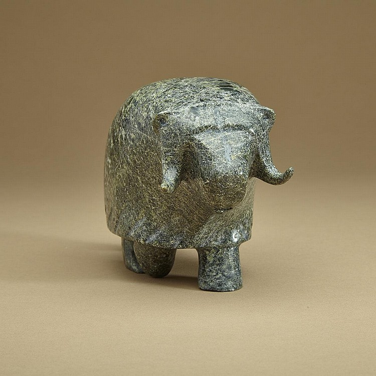 As well as being an accomplished graphic artist, ᔮᓂ ᐳᑐᒍᖅ / Johnny Pootoogook is also a sculptor who is best known for creating small scale stone works that reflect his encounters with a host of Arctic #wildlife 🌿
Johnny is one of many Kinngait based carvers who predominantly work in a regional, metamorphic stone called serpentine that is recognisable for its green to black hues and beautifully complex grain.
✨ Interested in seeing sculptures currently available from Kinngait? Get in touch✨ Enquiries Welcome ✨
.
.
.
.
ᔮᓂ ᐳᑐᒍᖅ / Johnny Pootoogook. Stone Sculpture, Running Musk-Ox
📸 Courtesy of Waddingtons Canada.
▫#LimitedEditionArt #animallover #carving #handmade #artphotography #stonecarving #storytelling #artistsoninstagram #artoftheday #InuitArt #artcollector ▫