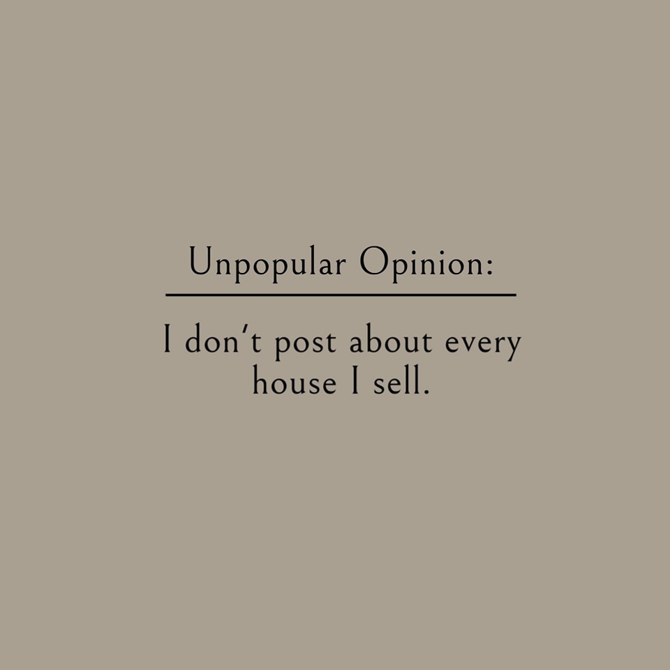 And this is why 👇
It doesn't benefit you.
And to me,
It feels self-serving
Like I'm exploiting my clients
For my own marketing purposes
Instead, I post info that is beneficial to you.
Whether you use me as your agent or not.
Follow to learn more about buying, selling, and building.
#blogger #blog #indianabusinesswomen #realestateblog #realestateblogger #realestateblogging #realestateblogs #realestatetips #homebuying #homeselling