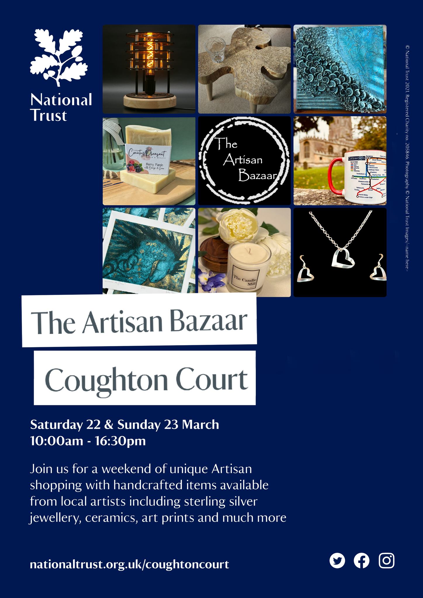 Delighted to be showcasing with @the.artisan.bazaar at @ntcoughtoncourt for my first event of the year.
There are plenty of details about all the lovely exhibitors that will be demonstrating and sharing their beautiful hand-crafted products here https://fb.me/e/2qe03wqBz
Cannot wait to see you there over the weekend.
#theartisanbazaar #handcraftedsterlingsilver #theradiantfox #ThingsToDoInTheMidlands #ntcoughtoncourt