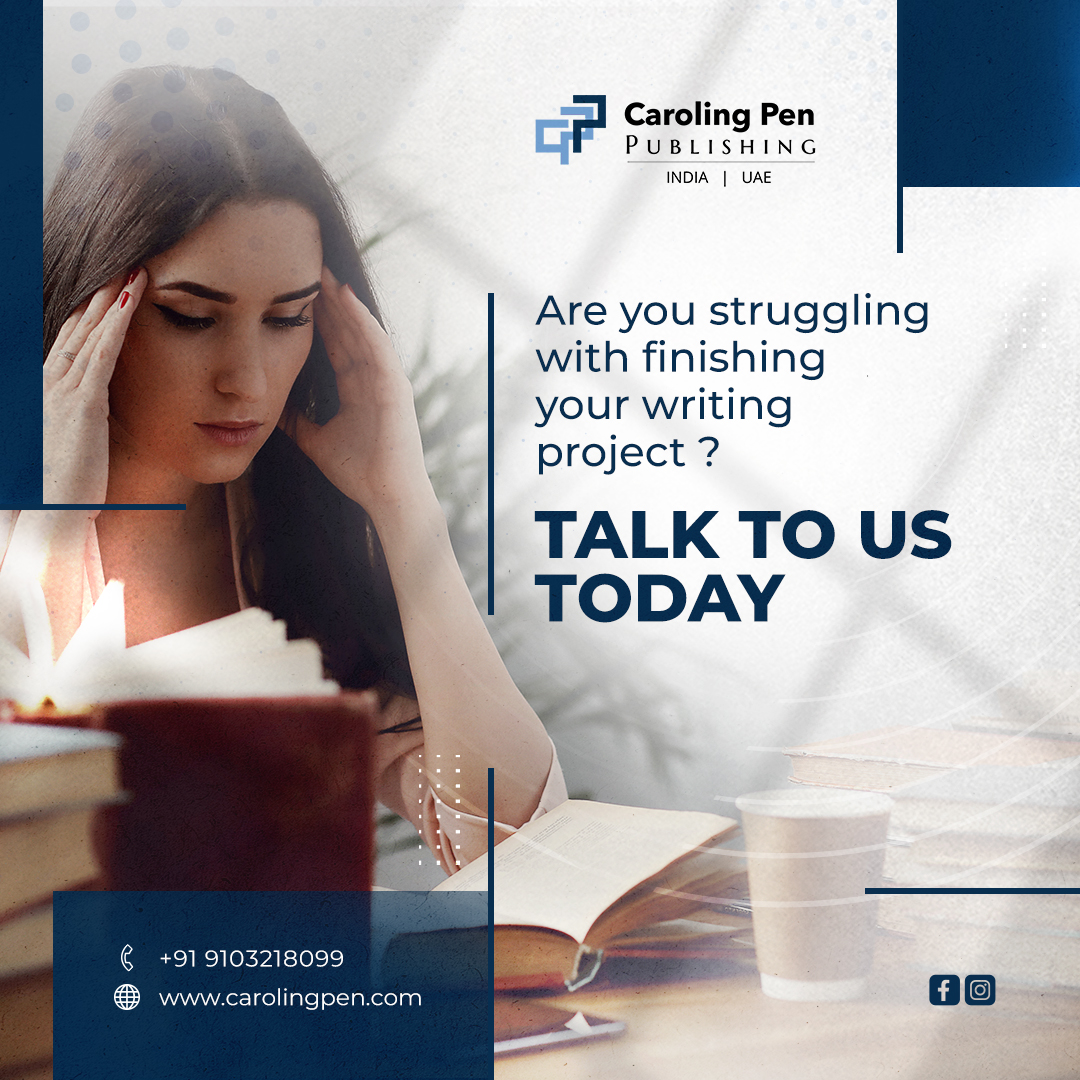 Stuck on your writing project?๐ตโ๐ซ
Caroling Pen Publishing can help you finish that masterpiece!๐
.
.
.
#bookpublishing #bookstagram #publishing #authors #bookpublishers #indianpublishers #contentcreator #booknerd #indianpublisher #carolingpenpublishing #carolingpenpublishers #readers #BookLoverGift