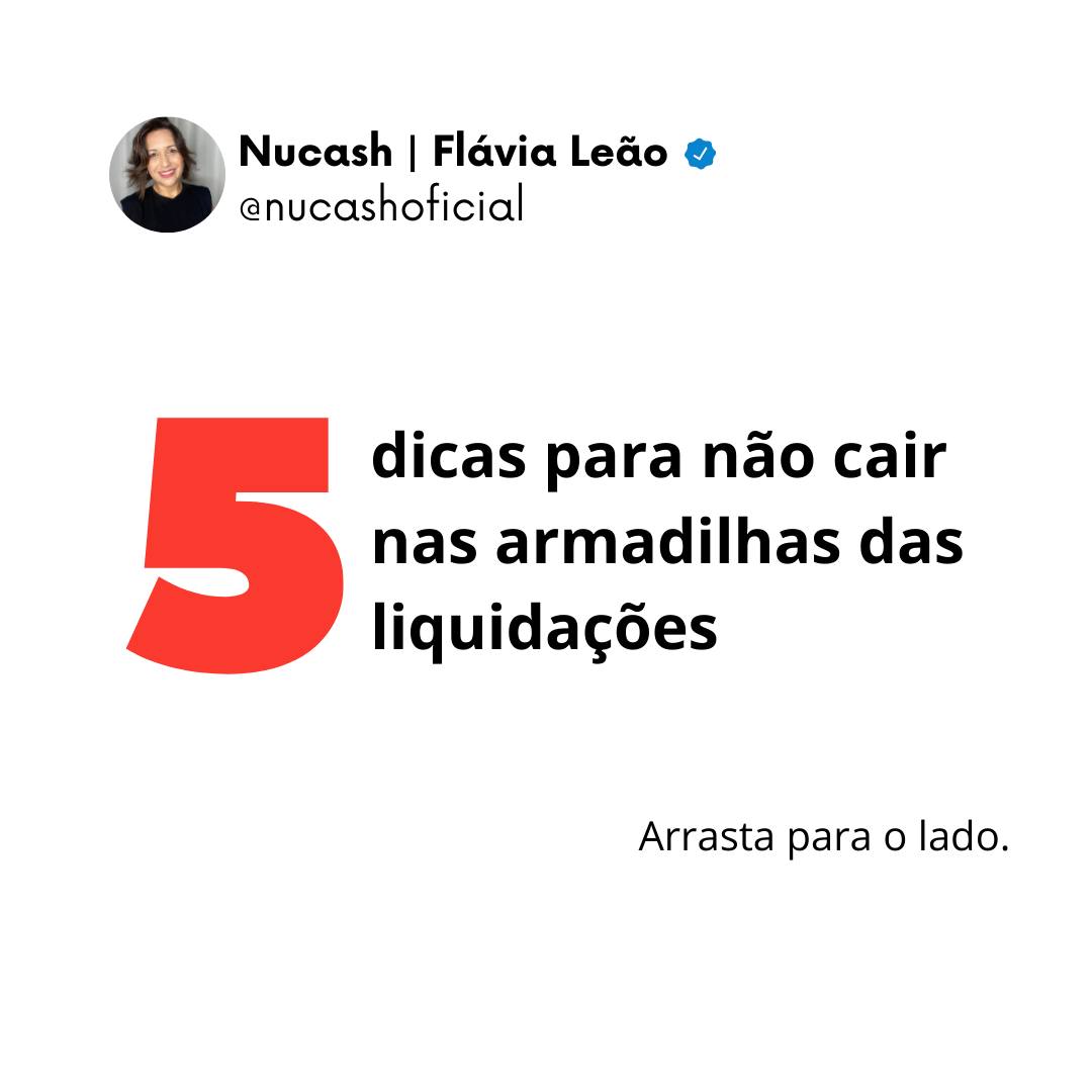 Aqui estão 5 dicas infalíveis para você não cair nas armadilhas e fazer compras inteligentes.
E lembre-se: conte sempre com profissionais qualificados para orientações.
#investir #investimentos #educaçãofinanceira #financas