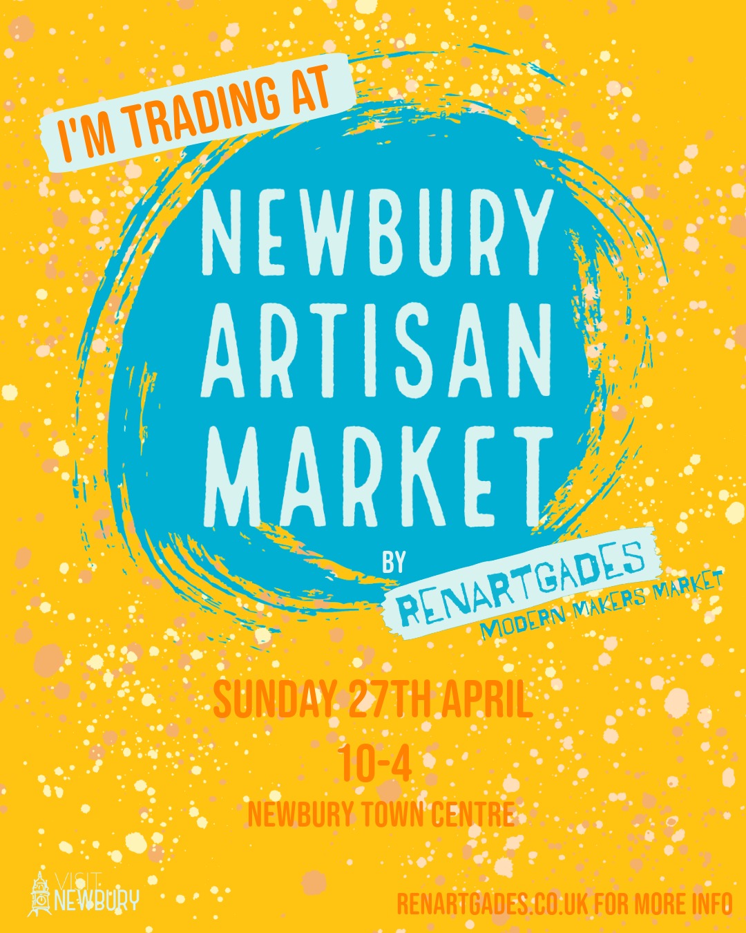 I'm really excited to be taking part in the Newbury Artisan Market for the first time in a few weeks hosted by @renartgades. So many local businesses tell me how good the market is. Why not come along and see us. If the temperature is high enough we will bring our bees along!
