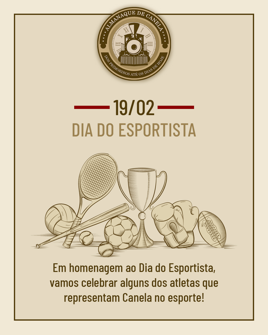🏆No Dia do Esportista, prestamos uma homenagem a alguns dos atletas que representam Canela no cenário nacional e internacional!
👉Confira quem são esses esportistas que nos enchem de orgulho: @schmits125 ibanez41oficial anthonispier
#AlmanaquedeCanela #DiadoEsportista #CanelaRS #SerraGaúcha