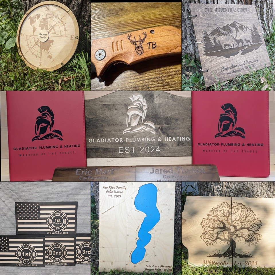 As the holiday craziness is coming to an end and gifts are being opened, we want to deeply thank you!
Thank you for supporting us and other small businesses that we get our supplies from throughout the year. And a big thank you for all the unique and wonderful ideas you trusted us to create for you!
We have absolutely loved every project this year and we couldn't have done it without you! We can't wait to see what the new year will bring!
(Here are some of our favorites this year)