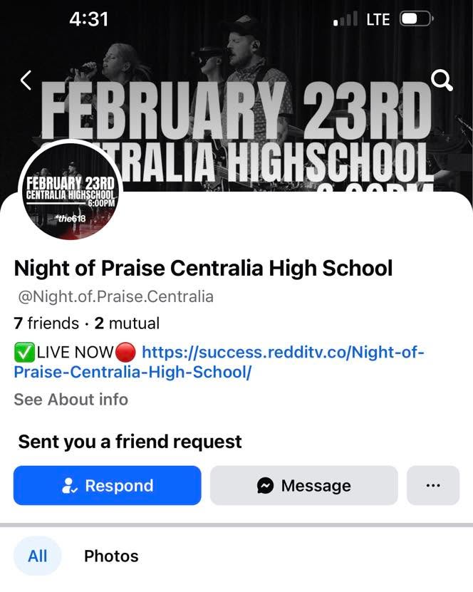 YO! This page is A SCAM! We are NOT streaming tonight, do NOT make an account; it is not The618 ministry :)
See you tonight IN PERSON ONLY!