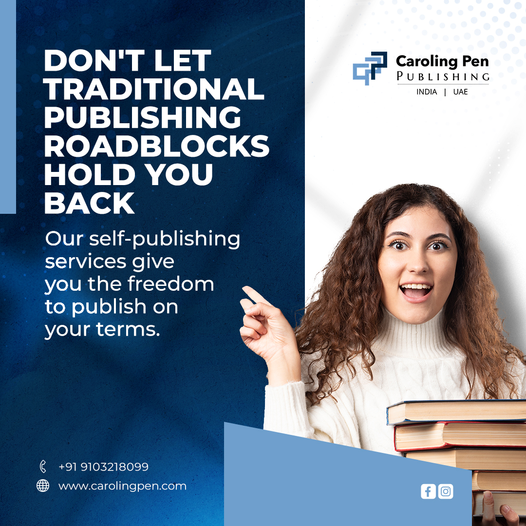 Faster publishing.โจ
More creative freedom.โ
Reach your readers quicker with self-publishing. ๐
.
.
.
.
#takecontrolofourownstory #carolingpenpublishers #carolingpenpublishing #writerscommunity #writersofinstagram #IndianPublishing #indianpublishersinindia #bookpublishersindia #publishingabook #houseofbooks๐