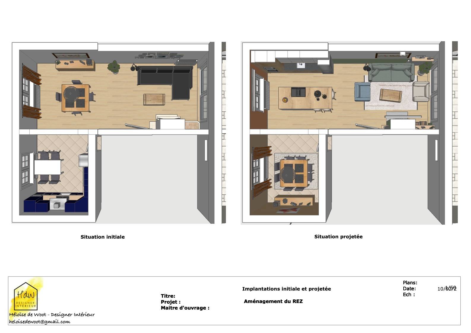 (RE)AMENAGEMENT d'une PIECE DE VIE 🏡🥰 1/2
Voici le nouvel aménagement des pièces de vie d'une famille 👨👩👦👦 qui souhaitait moderniser leur maison tout en gardant le cachet rural et ancien ( La maison a 100 ans 👵). Et surtout que cette pièce redevienne un LIEU de VIE.🧡
Leurs BESOINS : 🌻
- une cuisine avec vue pour que la personne qui cuisine
- une cuisine plus conviviale, multi-usage où tout est à portée de main 🫳🖐
- un salon pour recevoir et partager de bon moments en famille et avec des amis
- ramener le coté convivial et cosy
- que chaque chose ait une place
Ma PROPOSITION: 💡
- Switcher la cuisine avec la salle à manger
- une cuisine avec ilot centrale et des rangements fermés
- garder les meubles et déco qu'ils aiment
- changer le grand et imposant canapé par 1 canapé qui prend moins de place et des fauteuils pour rendre le salon conviviale, où l'on peux se voir et se parler
----------
#creatricedinterieur #créatricedinterieur #entrepreneur #décoratricedintérieur #projetdéco #conceptioncuisine #amenagementcuisine #architecteinterieur #belgique #travauxmaison #parquet #cuisine #amenagementinterieur #renovation #designerinterieur #bienetre #décorationintérieure #architectedinterieur #cocooning