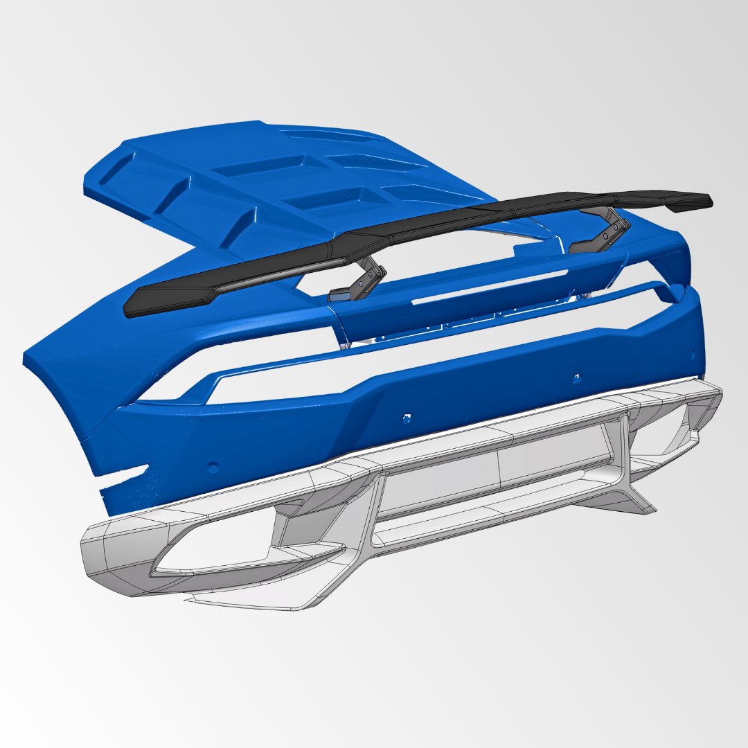 The project scope of a (height-adjustable) rear wing development at VELA:
✔️ Design on a selfmade 3D scan of the car’s rear body sections
✔️ Strength testing using Finite Element Method
✔️ Technical report to support part approval
✔️ Design of production tool
✔️ Tool and part production at affiliates
Which performance parts may we design for you?
.
.
.
#rearwing #heckflügel #development #performanceparts #aerodynamics #aerodynamik #aero #bodykit #tuning #veredelung #tracktech #heckspoiler #engineering #artofengineering #fromsketchtoreality #velaperformance