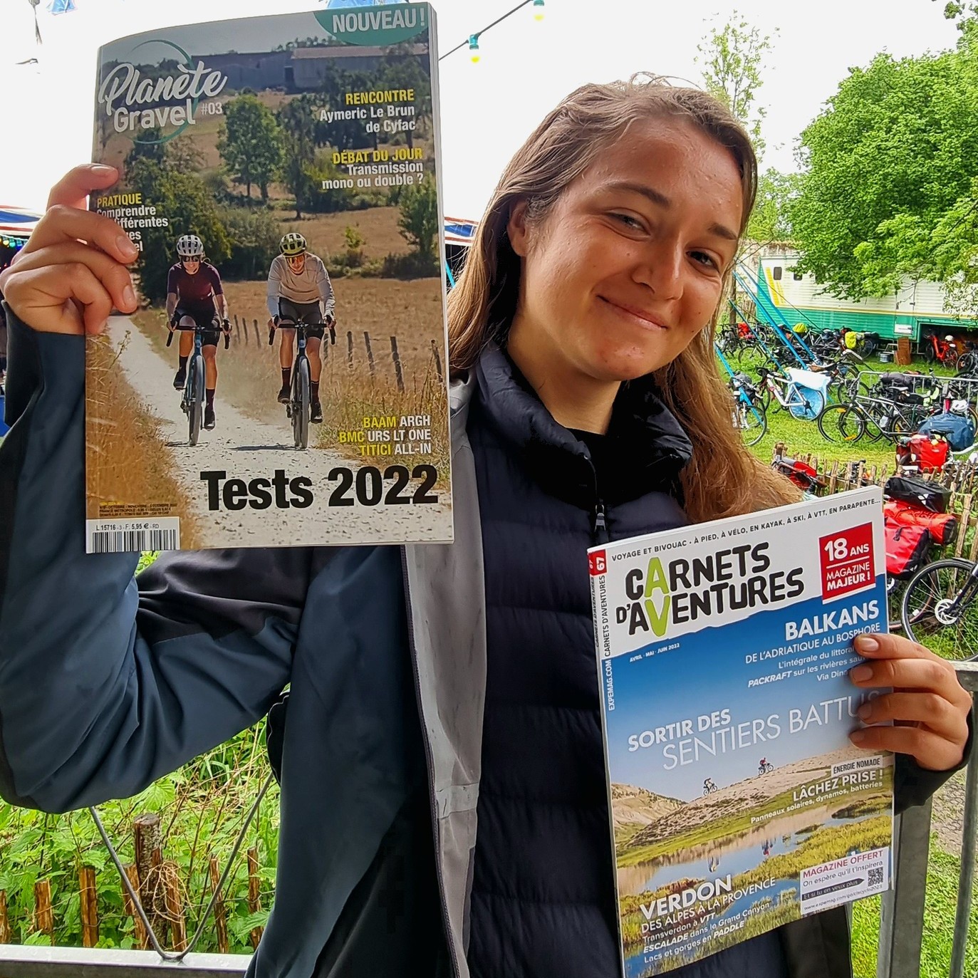 Alors plutôt Planète Gravel ou Carnets d’Aventures ? Ces deux magazines qui ont occupé votre retour en car/train vous ont été offerts par @planete_gravel et @carnetsdav 👍 Merci à eux de partager avec la Clacyclo cette passion du vélo qui nous emmène joyeusement sur les chemin de la liberté 💗🚲
*
*
*
*
*
*
@spotzle #magazinevelo #clacyclo2023 #clacyclo #bikepacking #voyageavelo #cyclotourisme #biketrip #microaventure #microaventureavelo #lafranceavelo #randovelo #voyagerautrement #gravelbikepacking #naturelover #pasbesoindallerloin #velo #veloderoute #gravelbikes