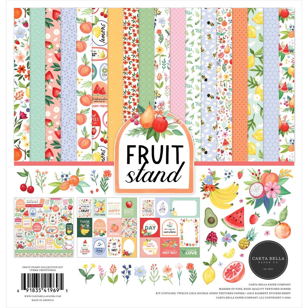Who doesn't love to stop at a great fruit stand in the summer? I know I do! This collection by Carta Bella just gives me all the feels of summertime! Be sure to go to our website and get in your preorders this week. Last day to order is June 15th.
www.letsgetcreativeyall.com
#scrapbookwithme #scrapbookretreat #echoparkpaperco #paperaddict #scrapbooksupplies #scrapbookingkit #letsgetcreativeyall #scrapbooking #scrapbookstore #cartabellapaper #scrapbook #preorders #create #scrapbooklover #fruitstand
