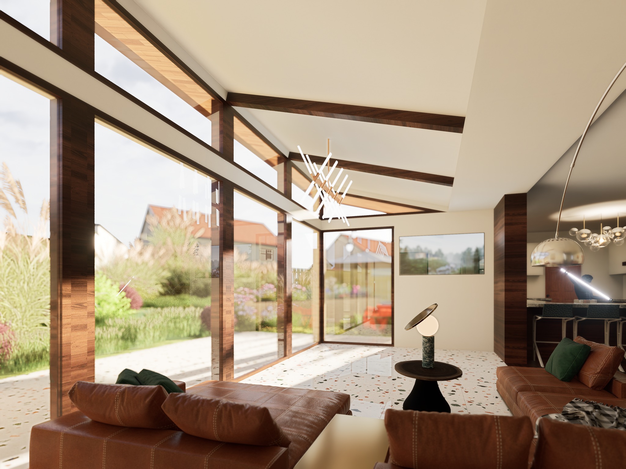 Framing Light, Framing Life
Gathering Space isn’t just an extension—it’s a quiet celebration of the everyday.
From the outside, the deep VM Zinc canopy shelters a wall of glass, framing views to the garden beyond. Inside, textures come alive—buff stone, timber linings, terrazzo floors—all chosen for their warmth, durability, and timeless character.
This is a space designed not to shout, but to hold moments. Morning coffee. Sunday lunch. Quiet evenings.
Architecture becomes background to life—supporting connection, pause, and presence.
📍 Dunfermline
📐 Spirit + Structure
Inspired?
📩 DM us or get in touch via spiritstructurearchitecture.com if you’d like to create something like this.
#SpiritStructure #GatheringSpace #Dunfermline #ScottishArchitecture #ModernExtension #ZincRoof #VMZinc #BuffStone #TerrazzoFloor #TimberDetails #NaturalMaterials #HomeExtension #GardenRoom #ArchitectureThatFeels #DesignMatters #SlowLiving #WarmMinimalism #DomesticArchitecture #SmallButWell #RIBAArchitect #ModernScottishHomes #DesignLedLiving #ArchitectureLovers #UKArchitecture #CustomHomes #PlaceToGather #ArchitectureDaily #BuiltForLife #MaterialPalette