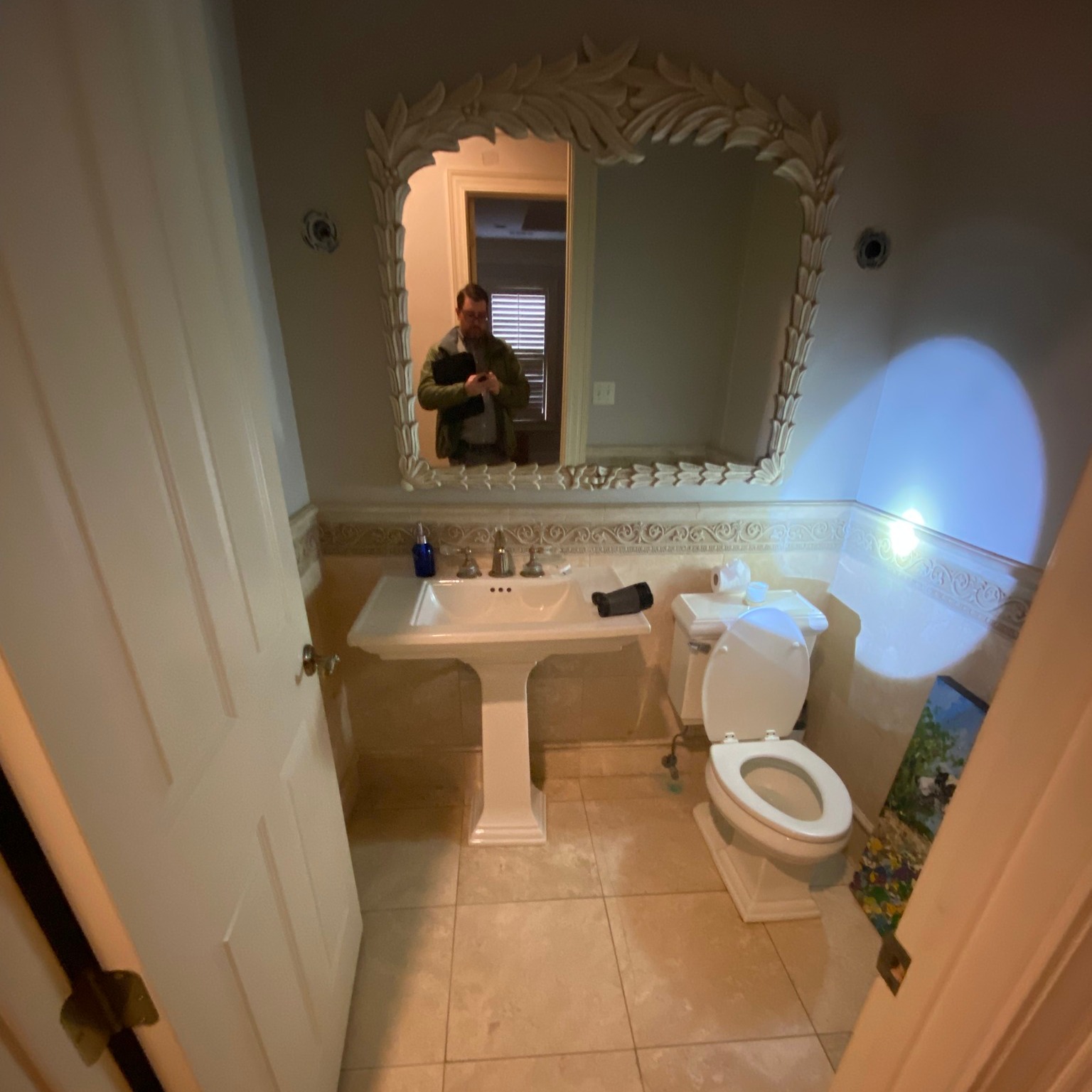 Some before and after pics of a powder room remodel for a wonderful family. I made some new doggy friends also!
#abovestandardsllc #remodeling #bathroomremodeling #powderroom #chenalwestlittlerock