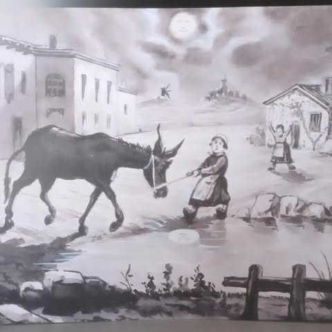 L'Office du tourisme Coeur de Nièvre vous propose pour 2025 de vous raconter les légendes de St Saulge. Nous avons connaissance des 20 plus connues que nous vous conterons chaque mois.
Celle-ci s'intitule l'âne qui boit la lune
-Eh m'an vin voué, dépêche tai!
-Quoué don.
-Lai bourrique veut boué la lune
-'rcule lai malheureuse! 'rcule lai!
Nous ne sommes pas les seuls a avoir cette légende en France, elle est très répandue et tout le monde s'accorde sur une version, une fois que l'âne a bu l'eau où se trouvait le reflet de la lune, les paysans éventraient leur bête pour récupérer celle-ci qu'elle aurait avalé #legendes #legendesurbaines #coeurdenievre