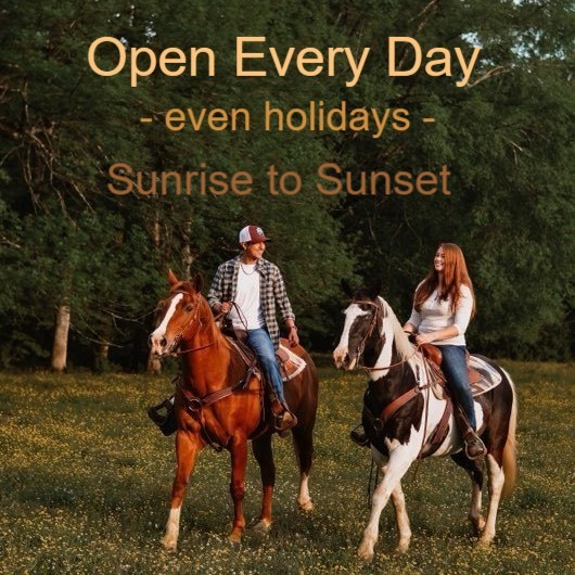 Looking for a place to ride this weekend? Brind your horse for a ride through our 12 miles of peaceful trails.
$10 per horse per day - negative Coggins required. #horsedayride #HorseTrails #trailride #alabamaequine #alabamahorse