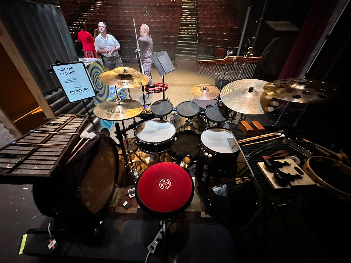 Opening night for Ride the Cyclone! at Milburn Stone Theater! Shows this weekend only: Friday & Saturday at 8, Saturday & Sunday at 2. Songs are great, cast is killing it, and it’s a clean 90 min!