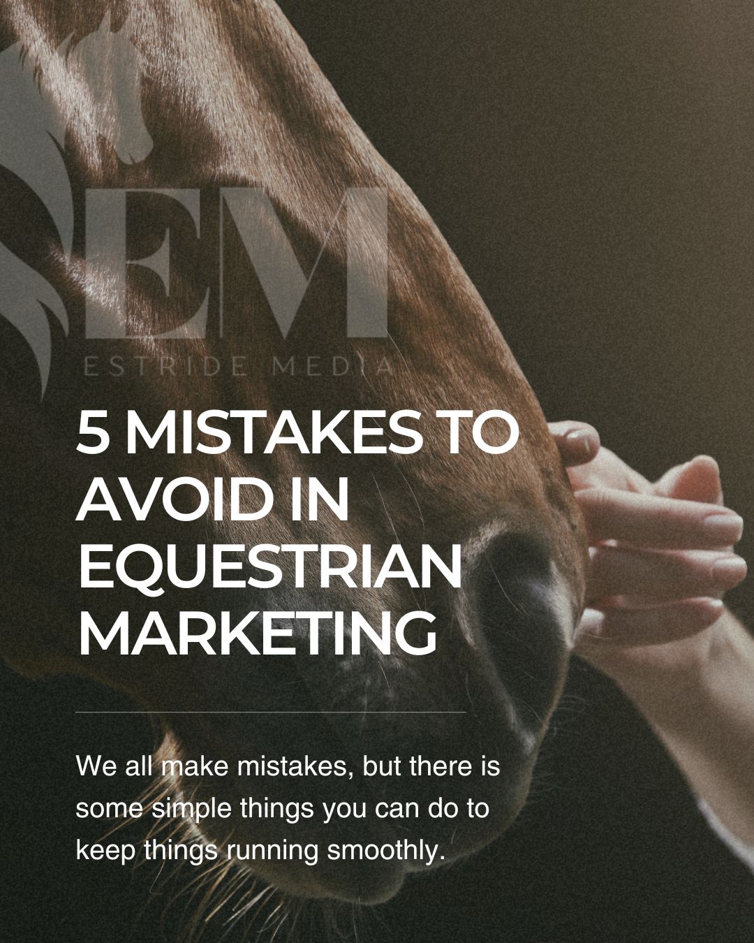 ❌ Don’t let these common social media mistakes hold your equestrian brand back! Here’s what to avoid when building your online presence. 🙅♀️🐴
🔑 Focus on quality, consistency, and engaging with your audience — these are your keys to success!
#SocialMediaTips #EquestrianBusiness #MarketingMistakes #equestrianmarketingagency #equestrianmarketingtips