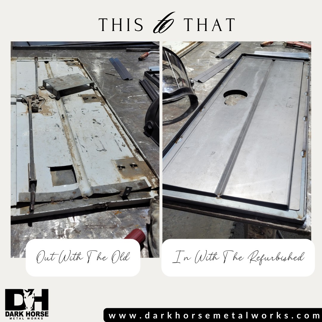 A tool box door restoration for a utility truck. Finding you metal solutions that work within your budget and desired results.
www.darkhorsemetalworks.com
#weldinglife #weldingandfabrication #welding #welder #fabrication #weld #metal #weldporn #weldernation #metalwork #steel #tig #engineering #tradesmen #tigwelding #manufacturing #metalworking #machining #mig #work #metalfabrication #weldlife #granburytx #granbury #granburytexas #supportlocal #shoplocal #supportyourlocalwelder #texaswelder #metalwork