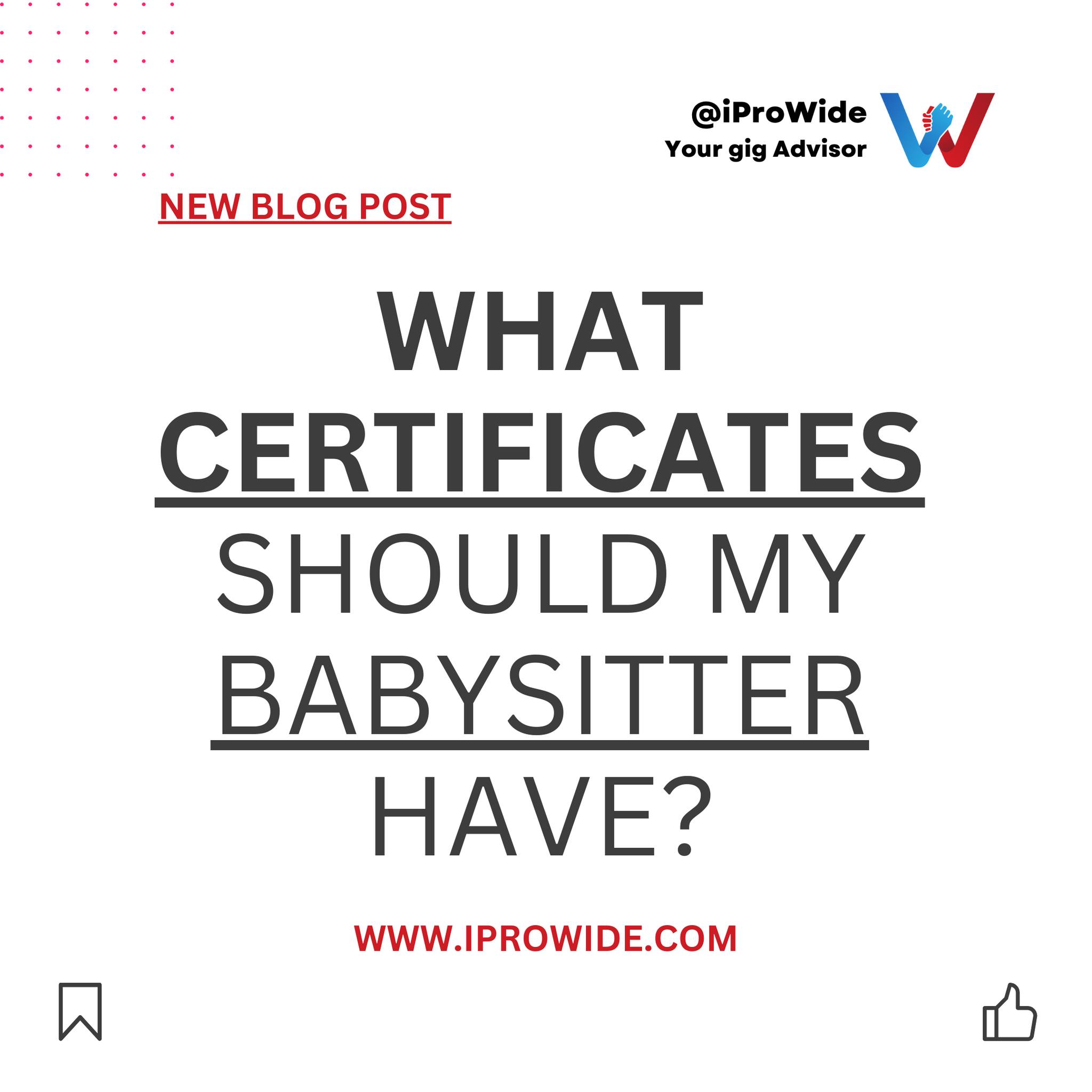 Key Certifications Your Nanny Should Have:
👉🎯 Pediatric CPR and First Aid Certification: Accidents happen, especially with energetic kids. This certification ensures your nanny can handle emergencies swiftly and effectively, giving you peace of mind.
👉🎯 Early Childhood Education Certification: While not always required, this certification helps foster creativity and cognitive skills, laying a strong foundation for your child's future success.
👉🎯 CPR and First Aid for Pets: For families with pets, a nanny with this certification shows commitment to the well-being of all household members.
👉🎯 Water Safety Certification: Essential if your family spends time by the pool or near water. This training covers drowning prevention, rescue techniques, and emergency response in aquatic environments.
👉🎯 Food Safety and Nutrition Certification: Important for children with allergies, dietary restrictions, or those needing a balanced diet. It ensures proper meal preparation and safe food handling.
👉🎯 Positive Discipline Training: Helps in fostering a supportive and respectful relationship between caregiver and child, making a positive impact on your child's development.
Certifications provide insights into a nanny's skills and commitment. While not the only factor, they are important indicators of their preparedness.
Find the perfect nanny match effortlessly with iProWide! Download our free mobile app today to browse local caregivers, utilize interactive maps, and communicate seamlessly via in-app messaging.
#maryland #dmv #virginia #dc #washingtondc #iprowide #babysitterdmv
