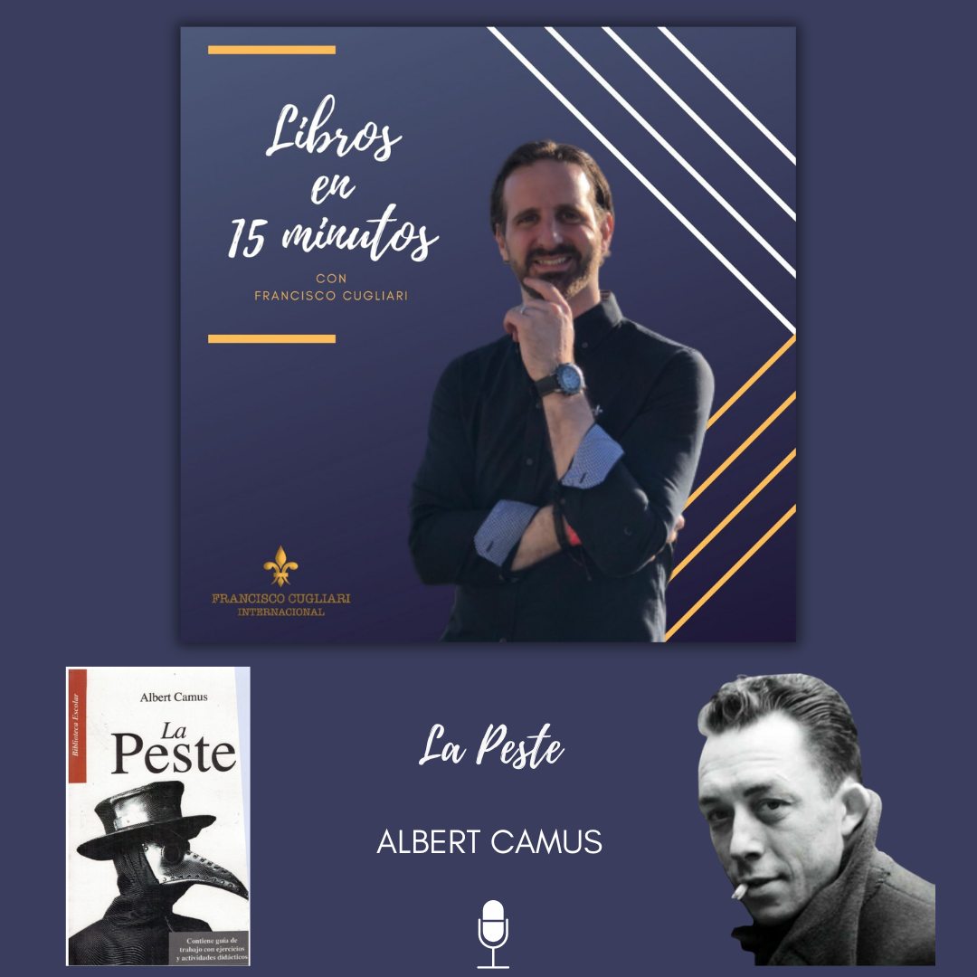 En el último episodio de la 2º Temporada del Podcast "Libros en 15 minutos" te traigo a: “La Peste" de Albert Camus.
.
“La Peste" de Albert Camus es definitivamente una lectura recomendada. Como metáfora que usa de la condición humana, representa las fuerzas inevitables y devastadoras que amenazan la existencia. El recordatorio de la fragilidad de la vida que obliga a los ciudadanos de la historia a reconocer que pueden morir y enfrentar su propia mortalidad.
.
📚🎧 Podés escucharlo desde tu plataforma favorita: Youtube, Spotify, Apple podcast, Ivoox, y más...!
.
Saludos,
Francisco
.
.
.
.
#franciscocugliari #podcast #librosen15minutos #resumen #lapeste #albertcamus