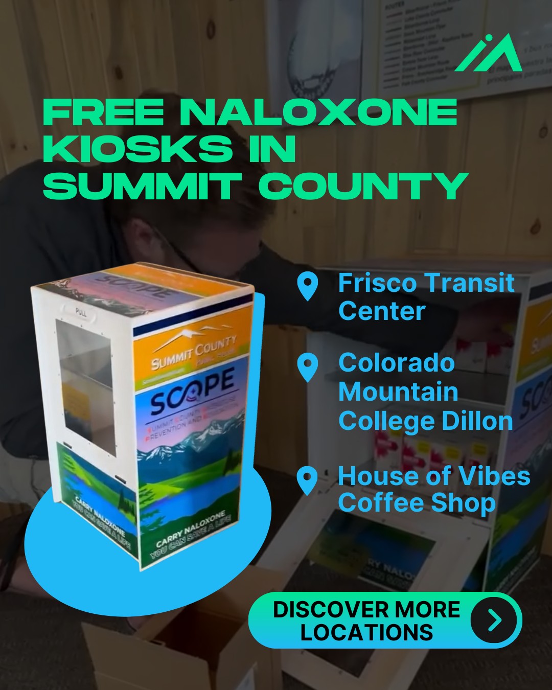 Did you know that Naloxone (also known as Narcan) is FREE in some locations around Summit County? Here are some Naloxone kiosk locations where you can access this life-saving medication for FREE!
-Frisco Transit Center
- Colorado Mountain College Dillon
- Motherloaded Tavern
Visit the I Choose My Future website to discover more locations: https://www.ichoosemyfuture.org/naloxone
#IChooseMyFuture #SummitCounty #Narcan #OpioidOverdose #HarmReduction #SaveLives #Naloxone #GetNaloxone #BePrepared