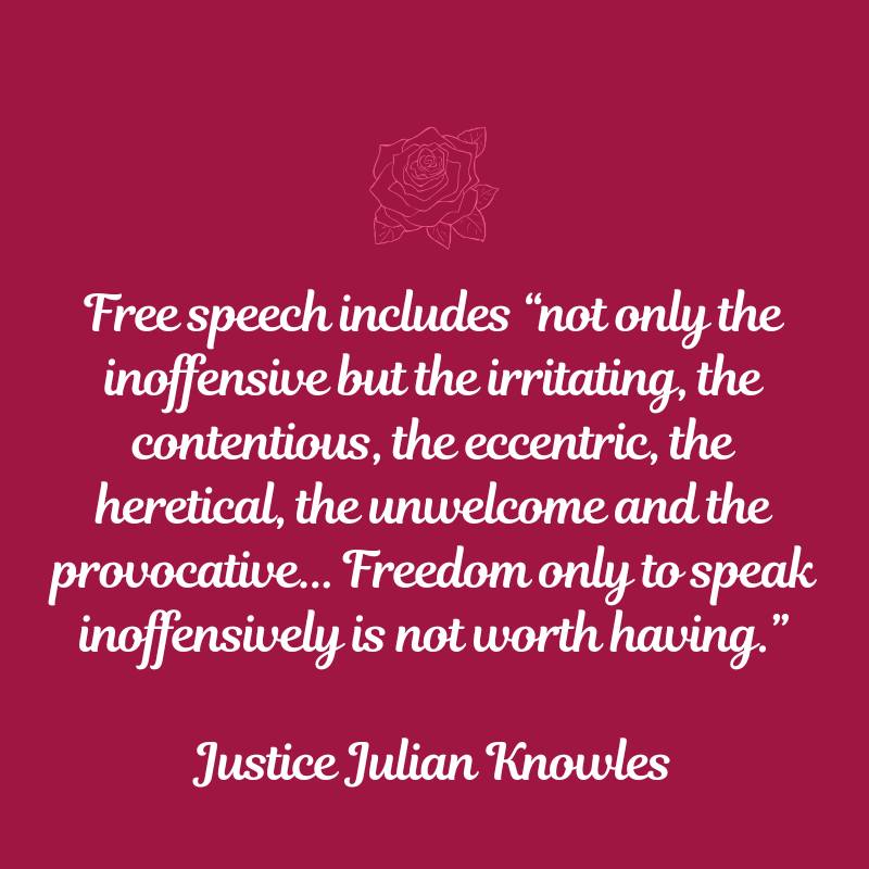 High Court Judge Mr Justice Knowles quoted this in a recent ruling against Humberside Police in the matter of a non-crime hate incident. Free speech is one of our cherished rights and it is increasingly under threat. Perhaps we should all ponder on these words.
#freespeech #freespeechrights