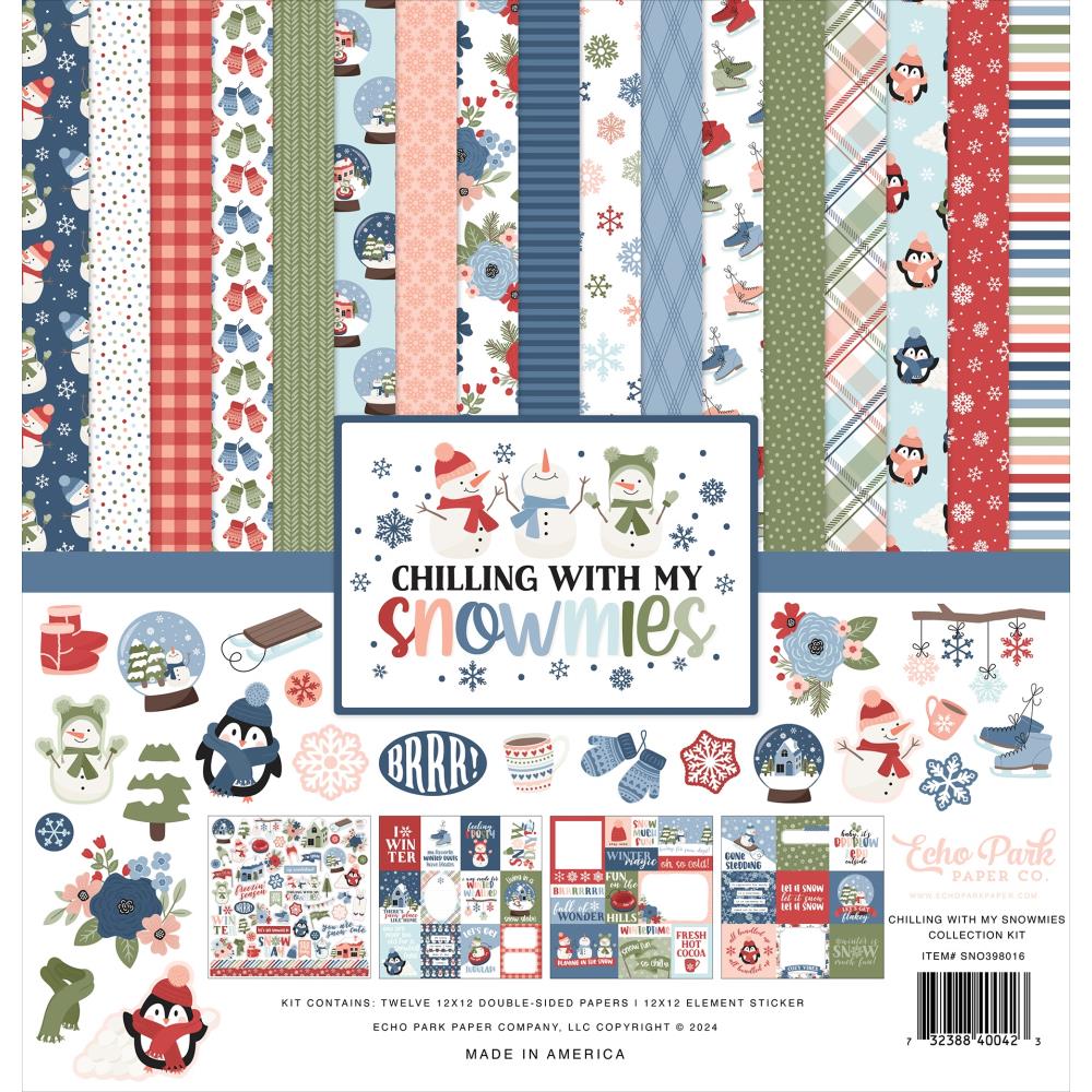 I know here in the South, we rarely get Snow but when we do it is magical. I know Northerners may not feel the same way but I am sure wherever you live you have a stash of Snow Pictures that need to be scrapbooked. This collection by Echo Park is just so cute and I love all the patterned papers. This collection is up on our website right now for discounted preorder.
www.letsgetcreativeyall.com
#paperaddict #scrapbooksupplies #letsgetcreativeyall #scrapbooking #scrapbookstore #scrapbookingcommunity #scrapbookretreats #preorders #papercraft #paperaddict #echopark #chillingwithmysnowmies