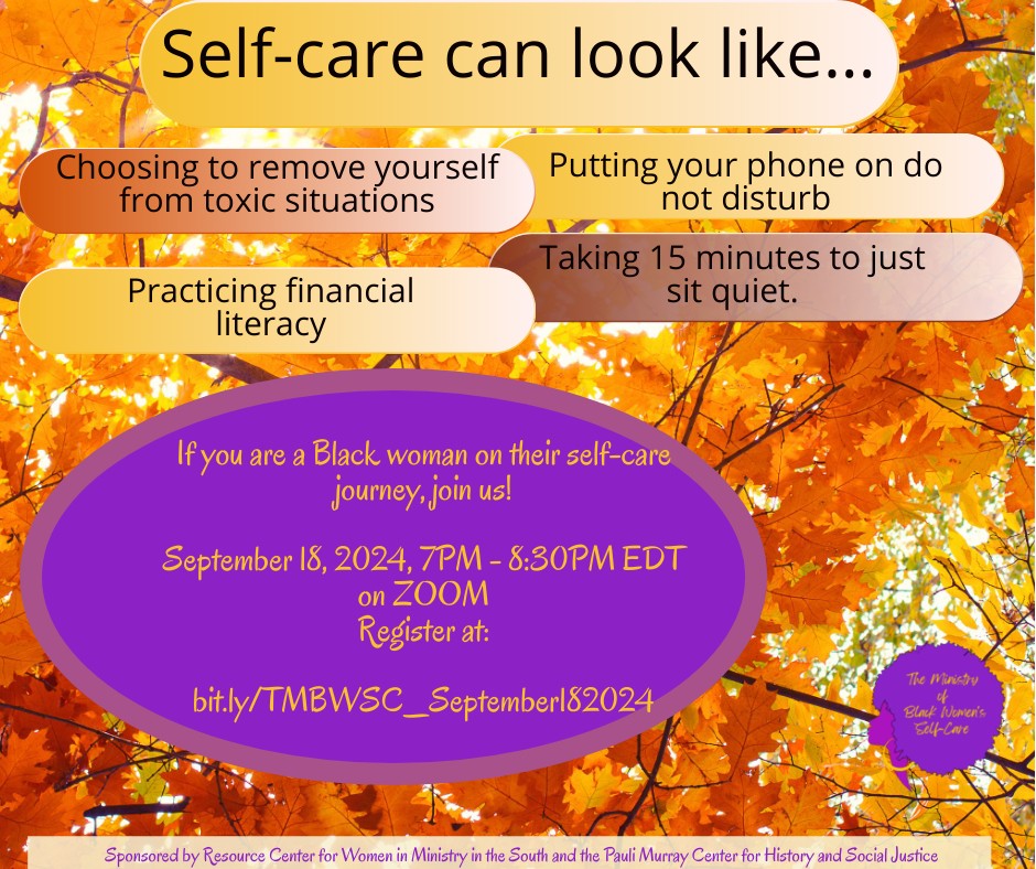Have you registered for tomorrow?? There's still room for you...
Register at https://bit.ly/TMBWSC_September182024
#TMBWSC
#TheMInistryofBlackWomensSelfCare