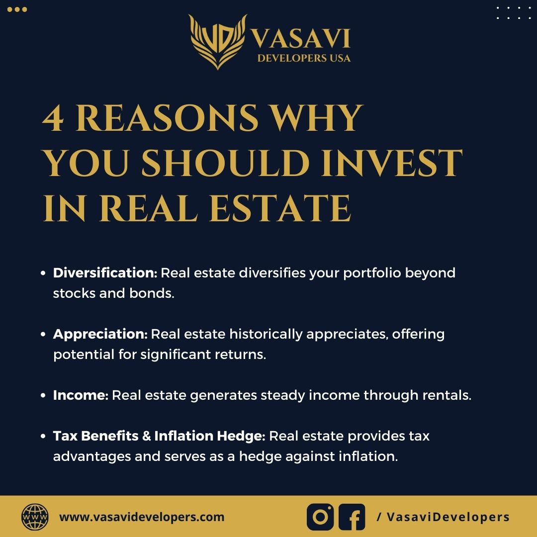 Elevate your real estate aspirations with Vasavi Developers USA! โจ
Unleash the potential of your investment dreams and turn them into a tangible reality.
๐ Explore our world of innovative and transformative real estate solutions that align with your vision.
Ready to make your investment dreams come true? Contact us today and embark on a journey to a brighter real estate future! ๐๐
Visit www.vasavidevelopers.com to know more.
#LetsGrowTogether #VasaviDevelopers #VasaviDevelopersUSA #RealEstate #Investment #RealEstateInvestment #Investing #RealEstateCompany #InvestmentJourney